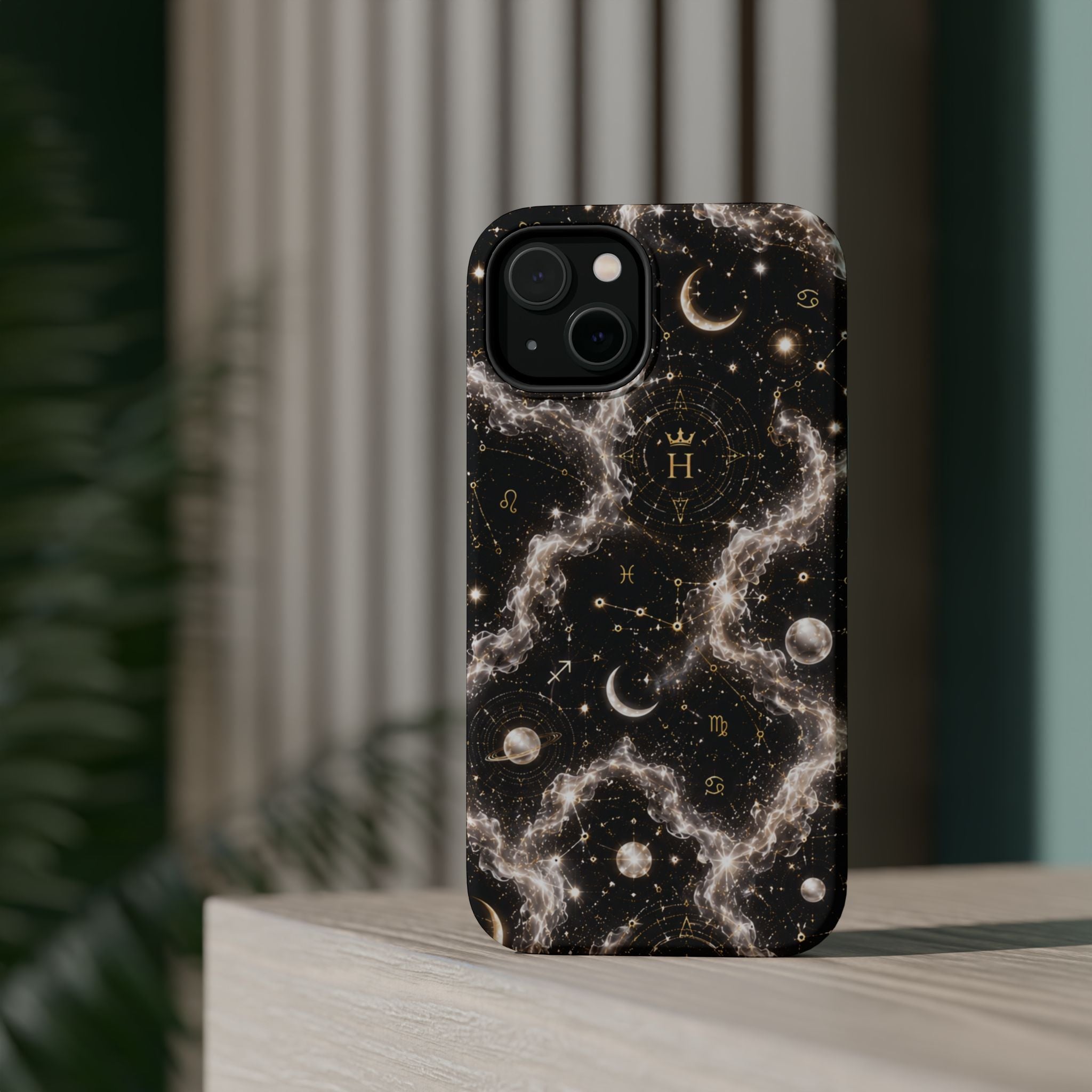 Astrology Galaxy Phone Case — Magnetic Impact-Resistant Cosmic Constellation Design