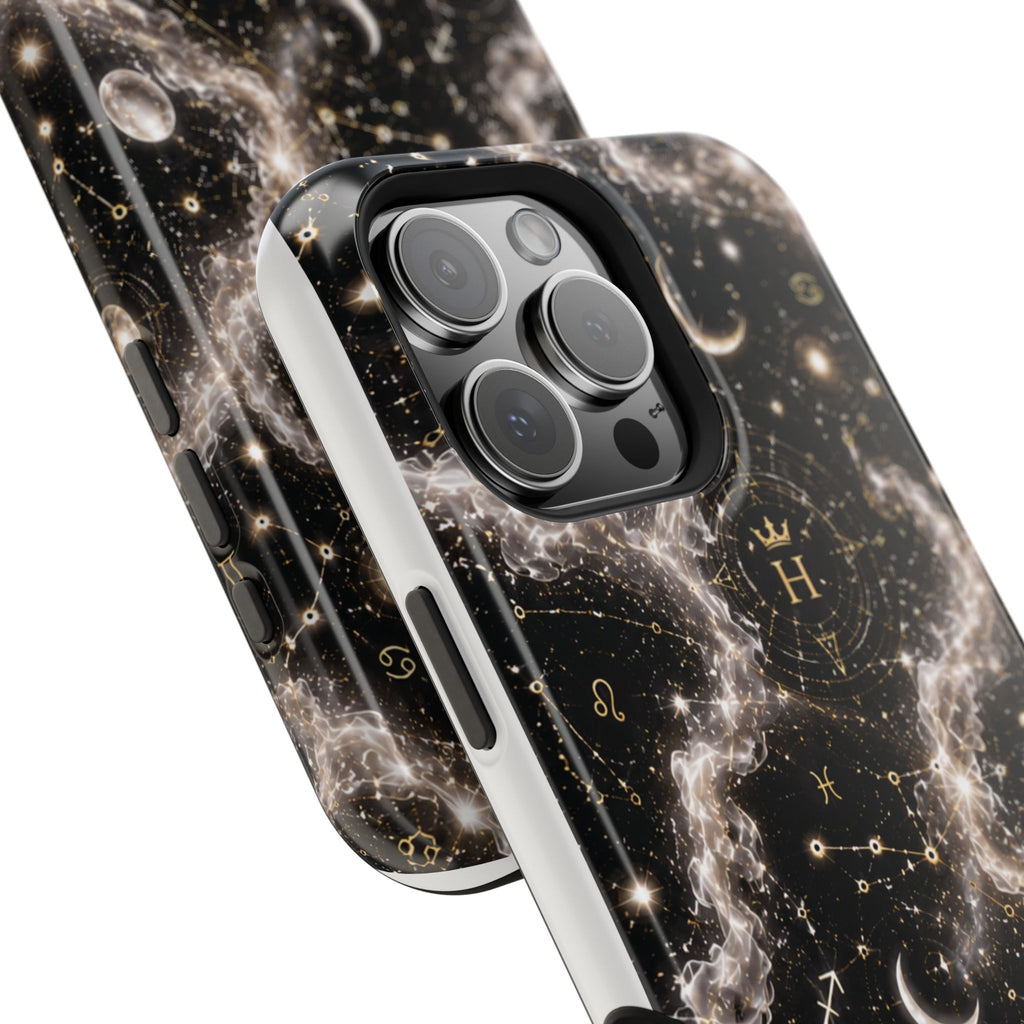 Astrology Galaxy Phone Case — Magnetic Impact-Resistant Cosmic Constellation Design