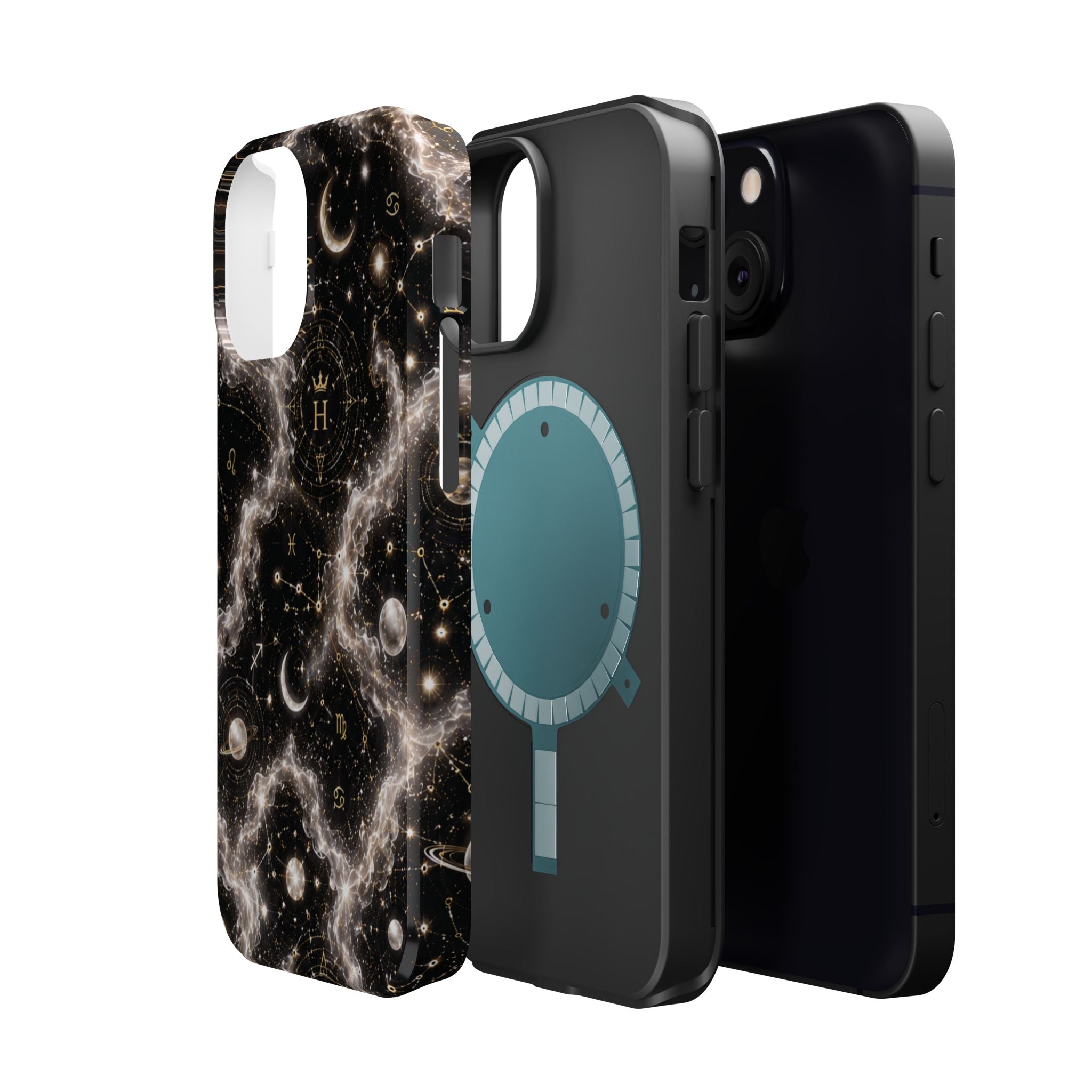 Astrology Galaxy Phone Case — Magnetic Impact-Resistant Cosmic Constellation Design