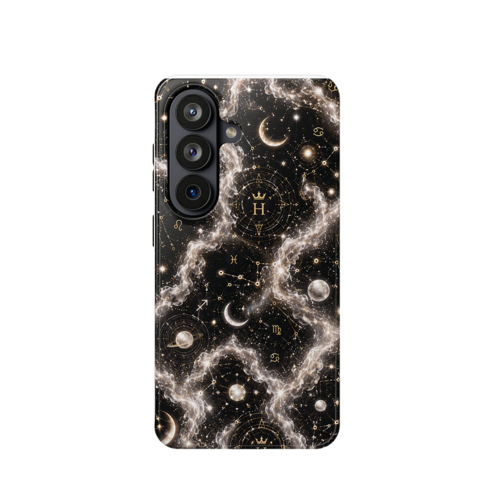 Astrology Galaxy Phone Case — Magnetic Impact-Resistant Cosmic Constellation Design