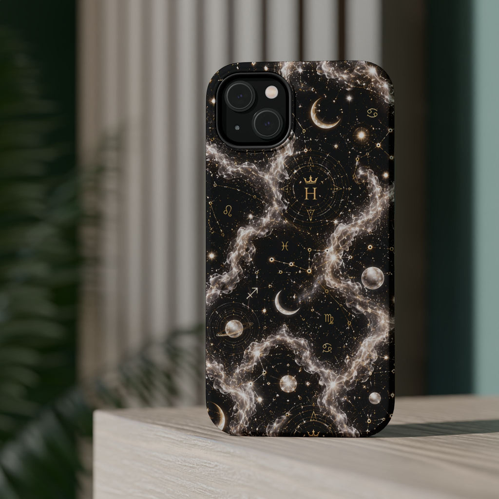 Astrology Galaxy Phone Case — Magnetic Impact-Resistant Cosmic Constellation Design