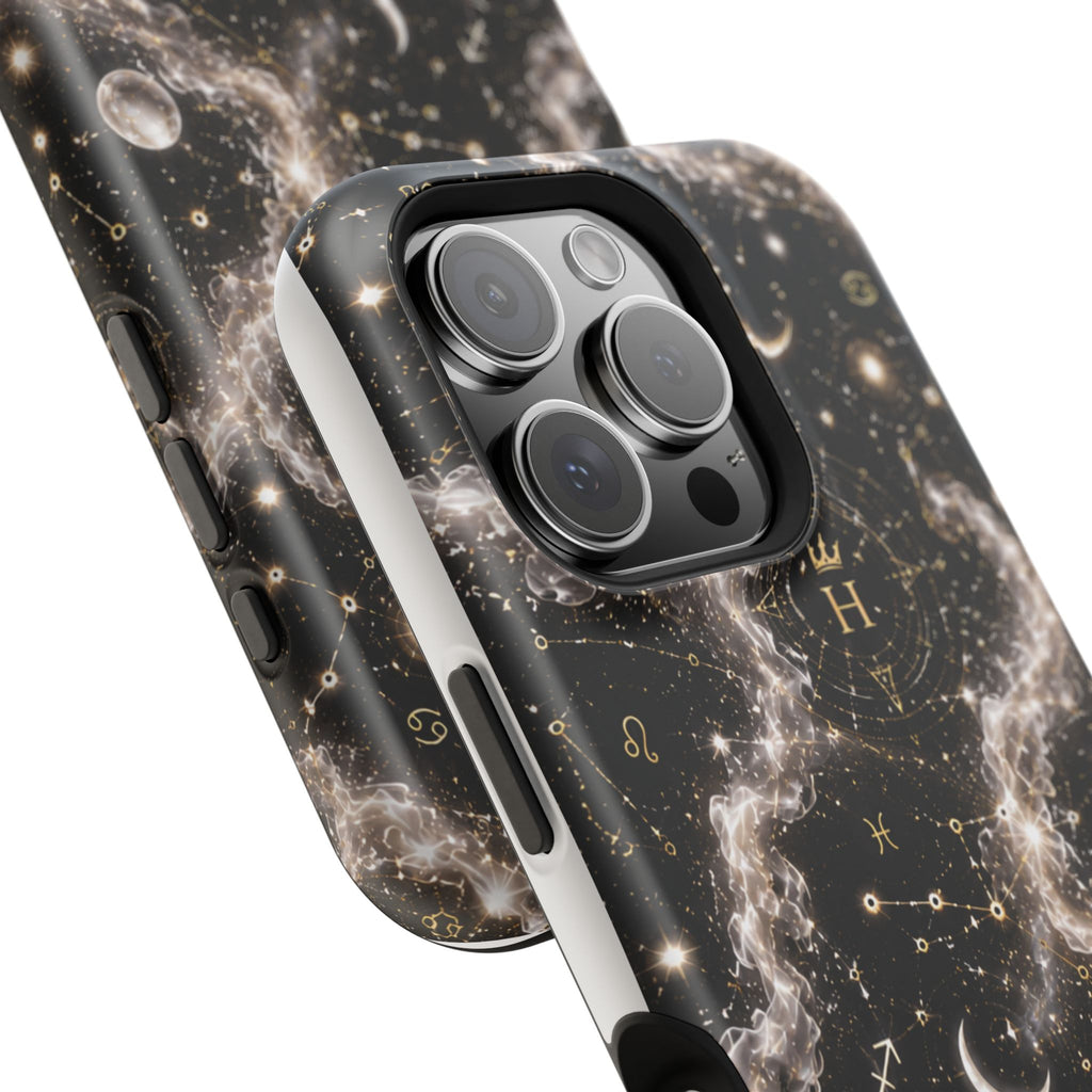 Astrology Galaxy Phone Case — Magnetic Impact-Resistant Cosmic Constellation Design