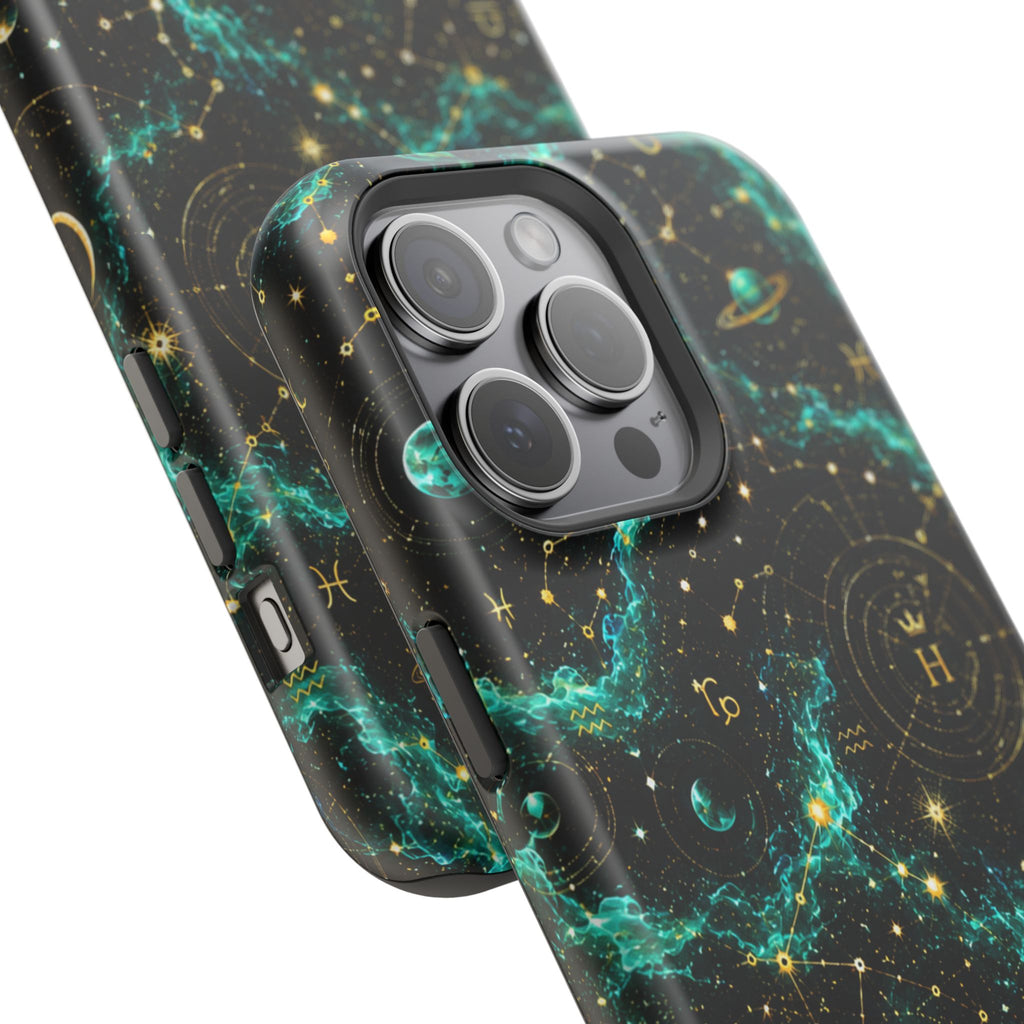 Astrology Nebula Magnetic Impact Phone Case — Zodiac Constellation Design