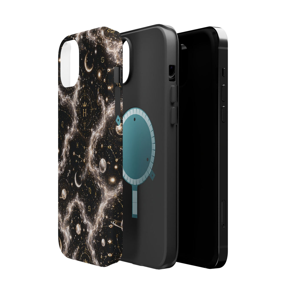 Astrology Galaxy Phone Case — Magnetic Impact-Resistant Cosmic Constellation Design