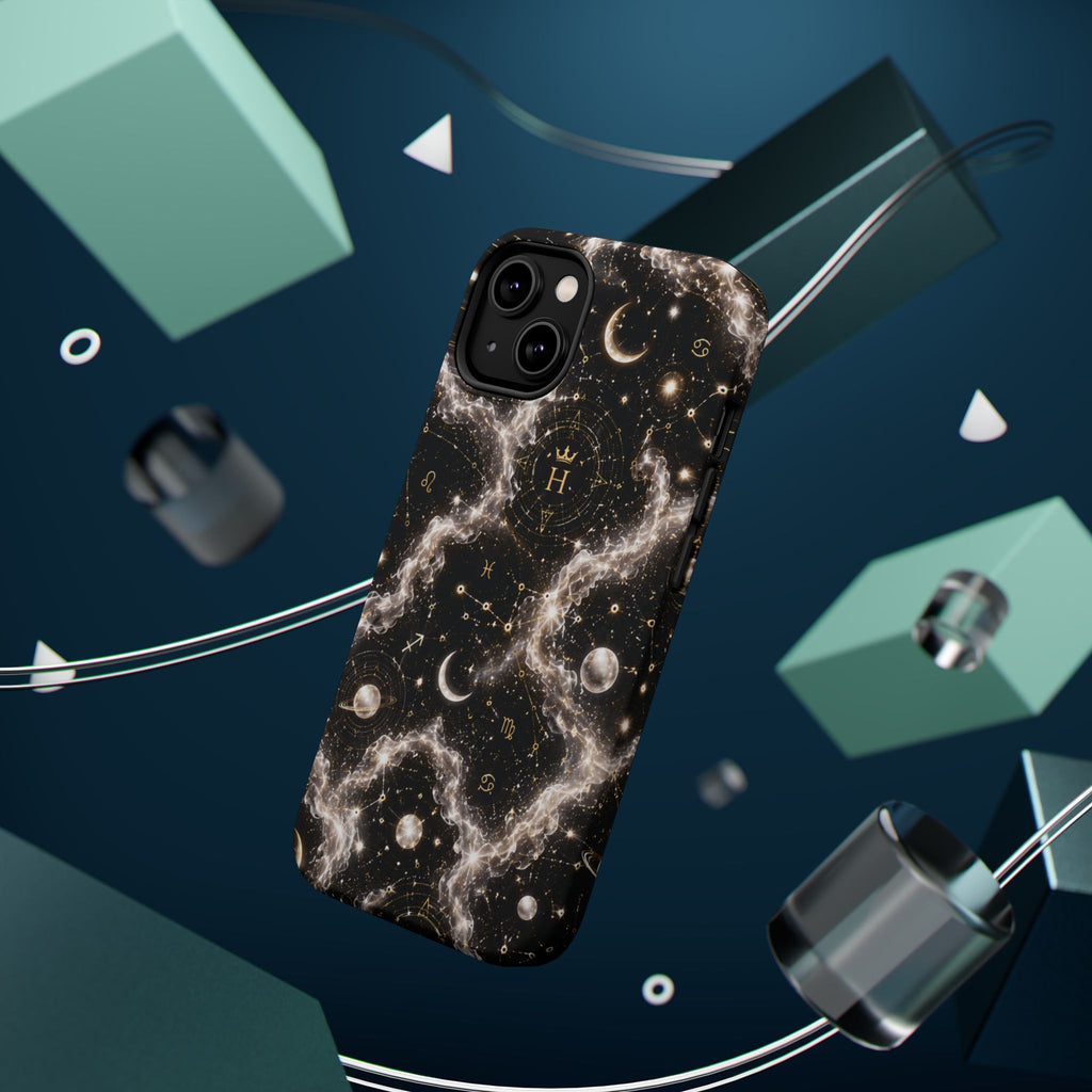 Astrology Galaxy Phone Case — Magnetic Impact-Resistant Cosmic Constellation Design