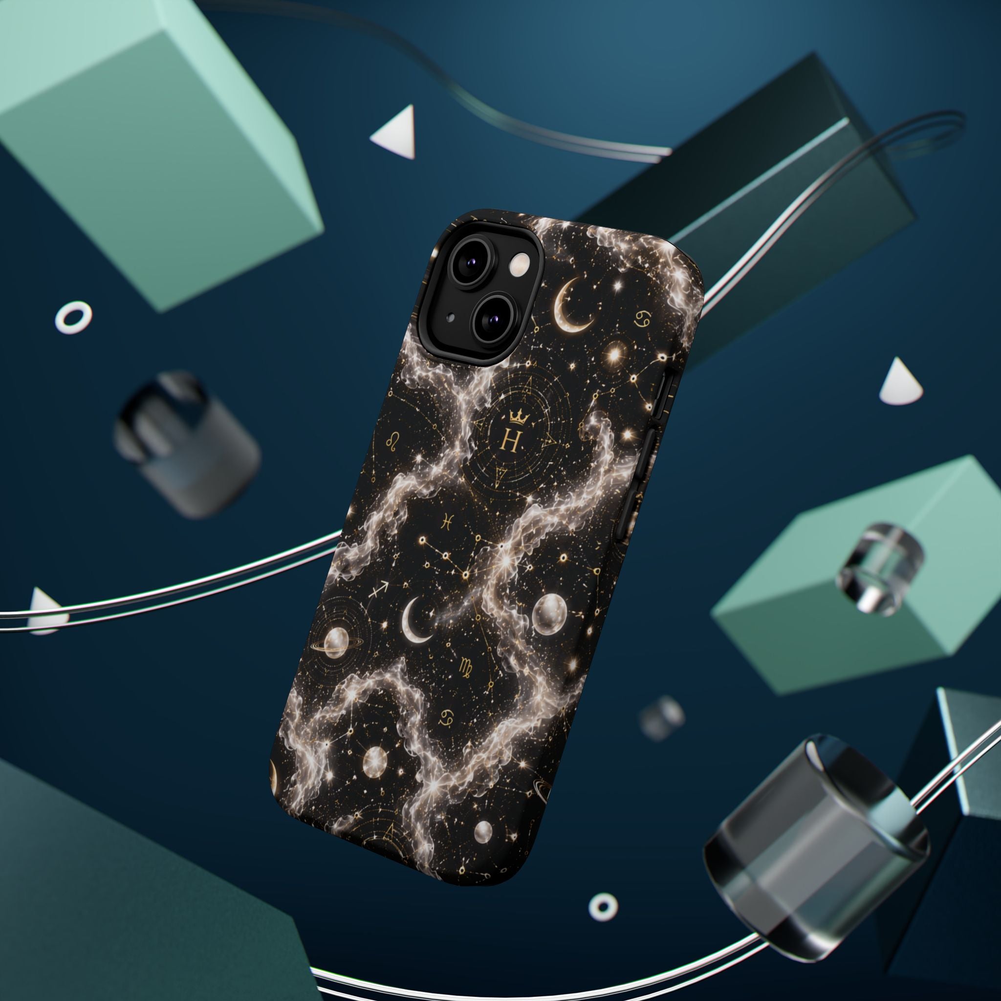 Astrology Galaxy Phone Case — Magnetic Impact-Resistant Cosmic Constellation Design