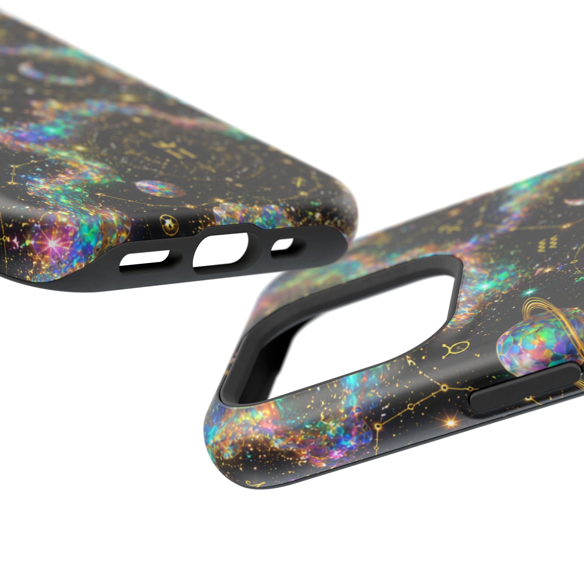 Astrology Galaxy Magnetic Impact Phone Case — Constellation & Moon Protective Cover