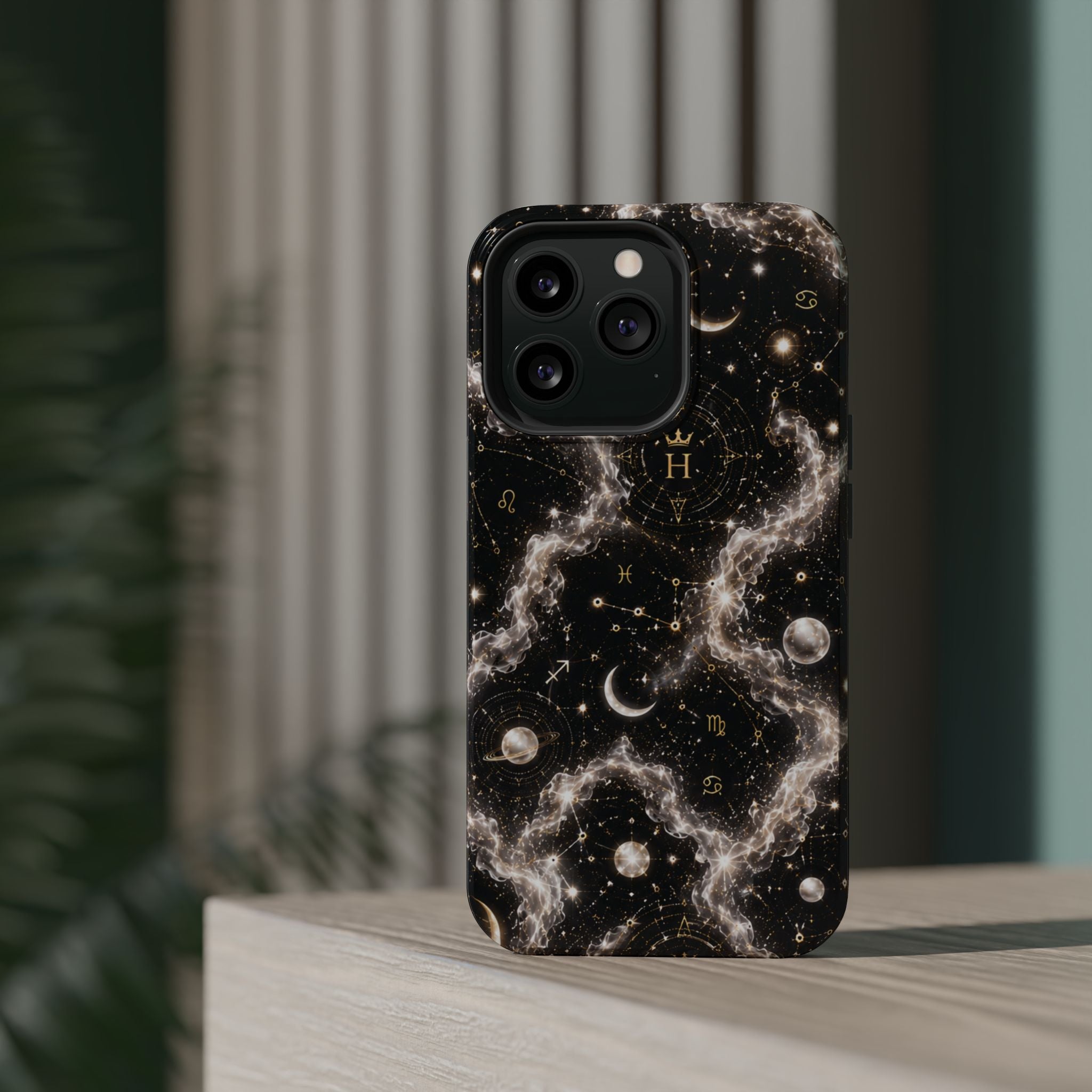 Astrology Galaxy Phone Case — Magnetic Impact-Resistant Cosmic Constellation Design