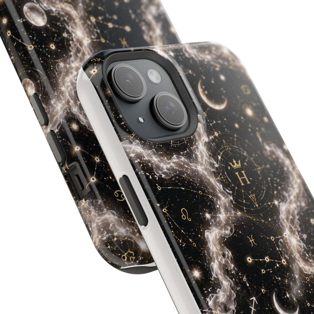 Astrology Galaxy Phone Case — Magnetic Impact-Resistant Cosmic Constellation Design