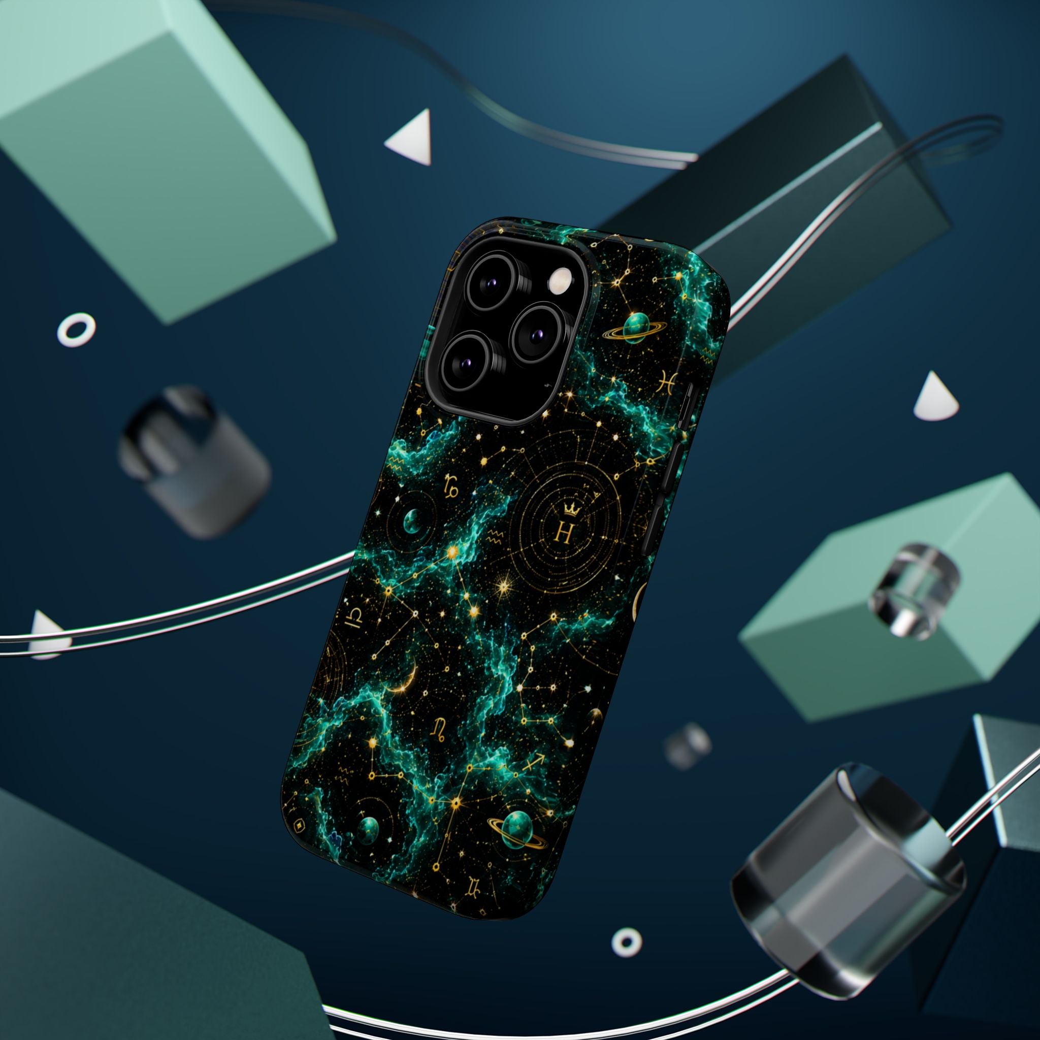 Astrology Nebula Magnetic Impact Phone Case — Zodiac Constellation Design