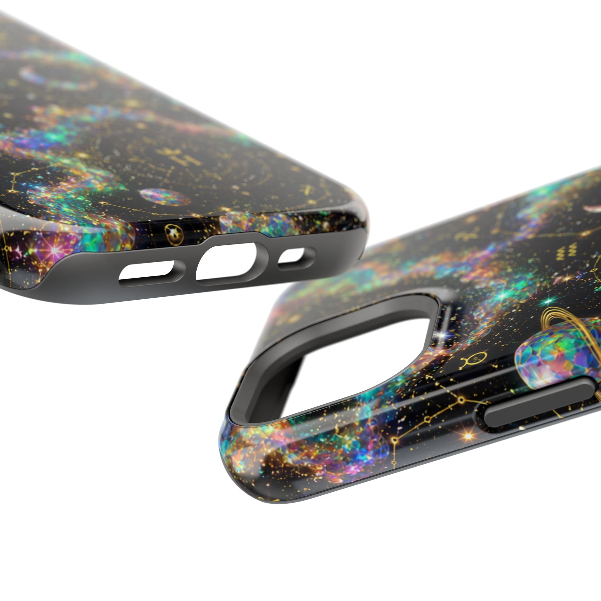Astrology Galaxy Magnetic Impact Phone Case — Constellation & Moon Protective Cover