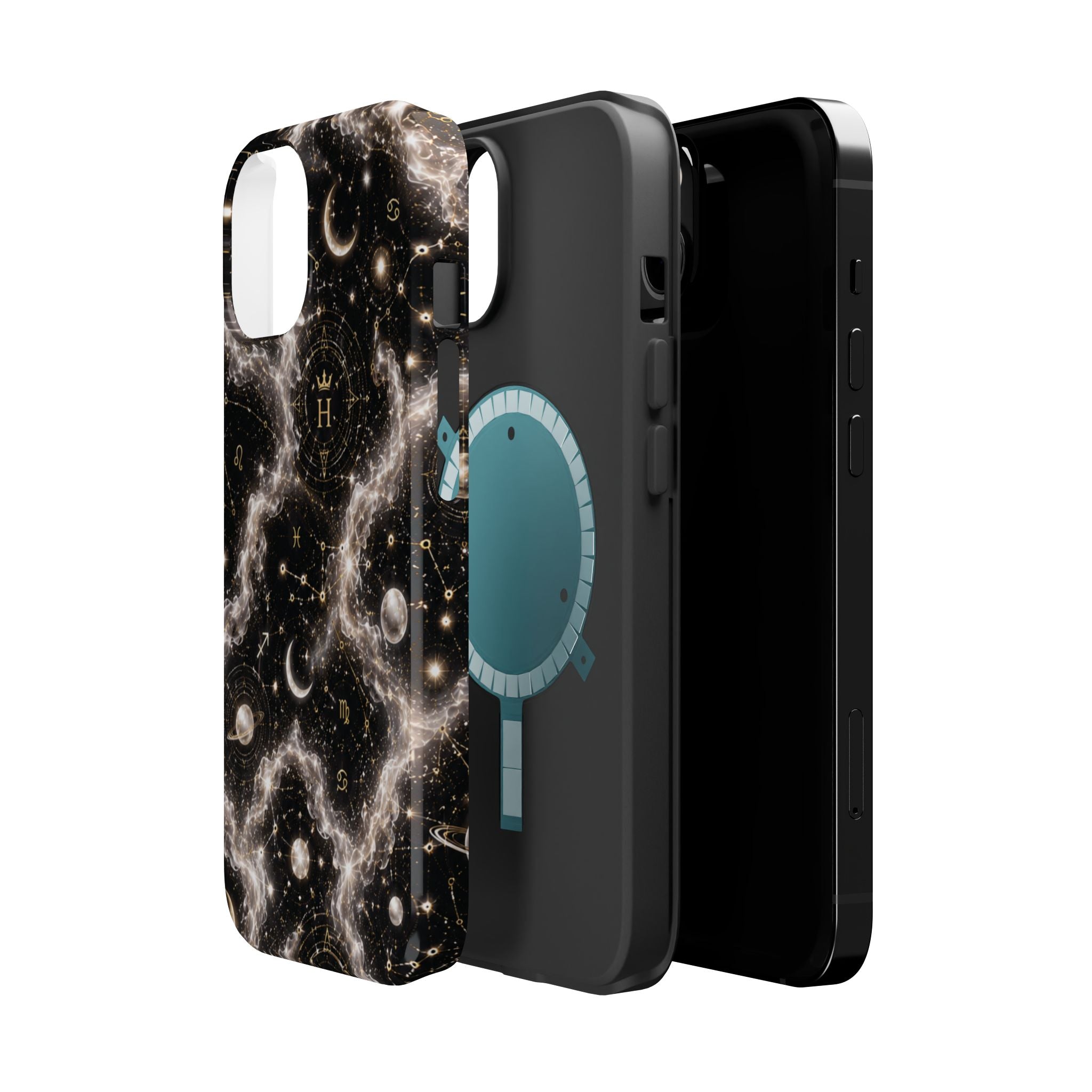 Astrology Galaxy Phone Case — Magnetic Impact-Resistant Cosmic Constellation Design
