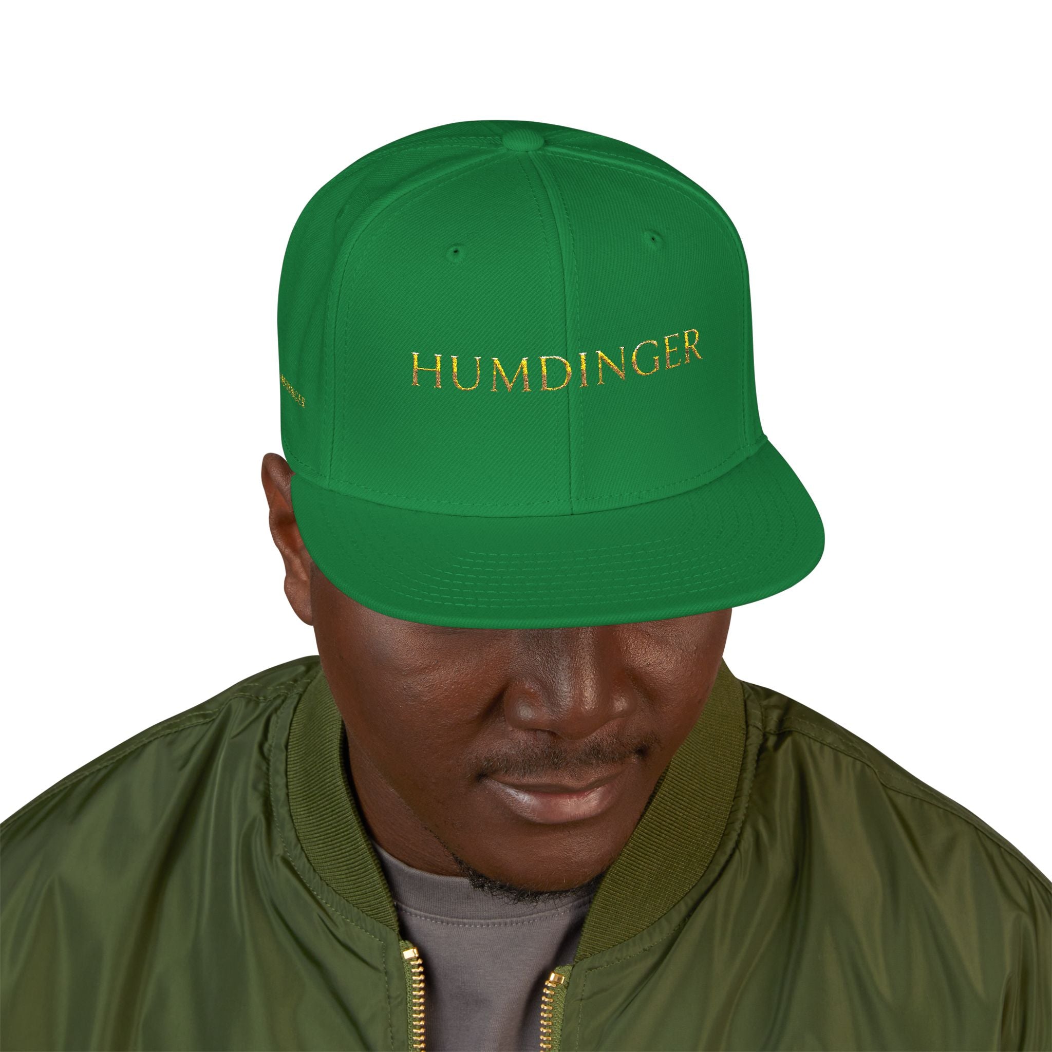 Humdinger Gold Embroidered Snapback Hat