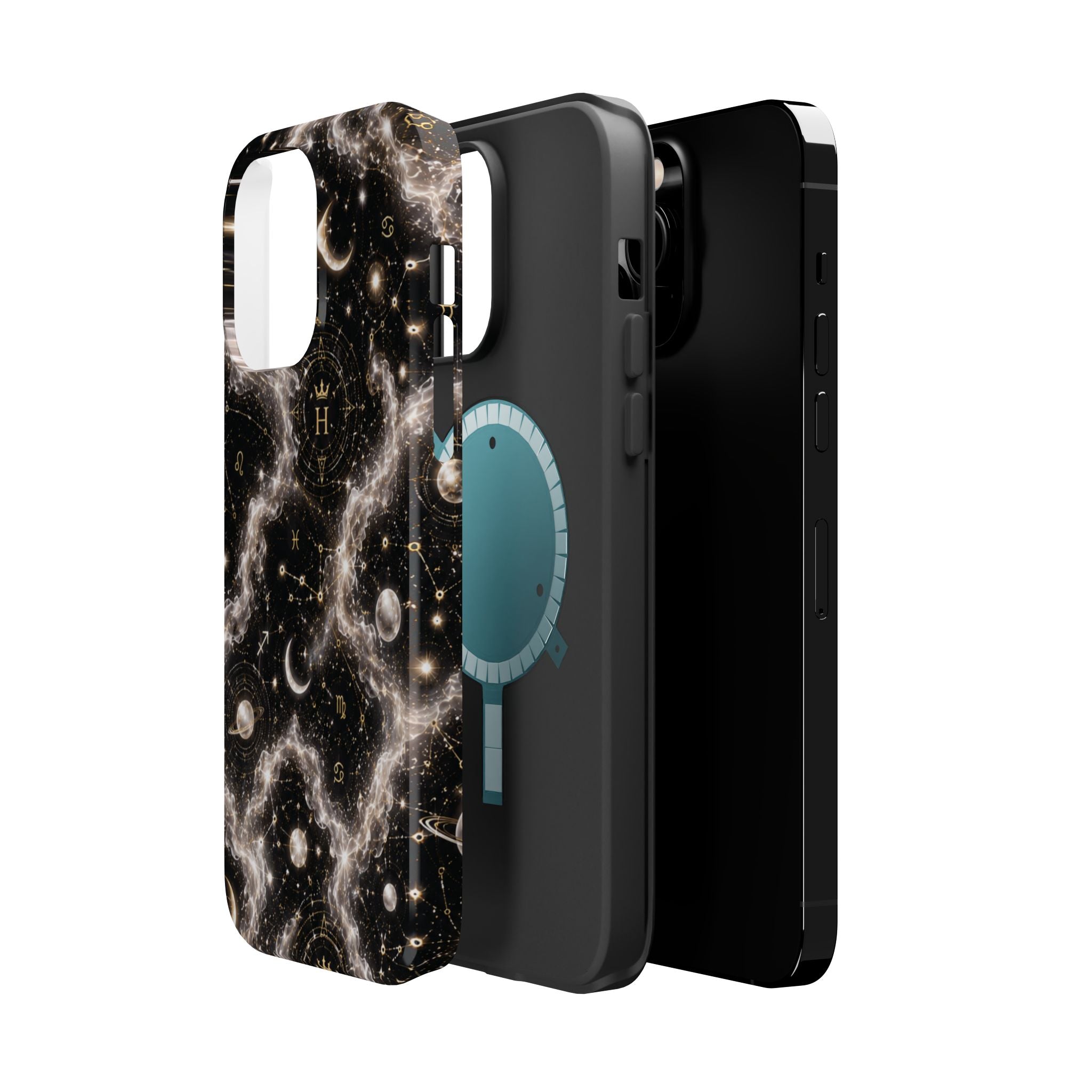 Astrology Galaxy Phone Case — Magnetic Impact-Resistant Cosmic Constellation Design