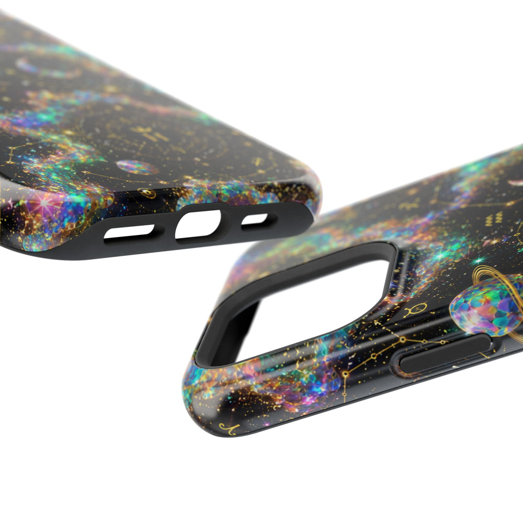 Astrology Galaxy Magnetic Impact Phone Case — Constellation & Moon Protective Cover