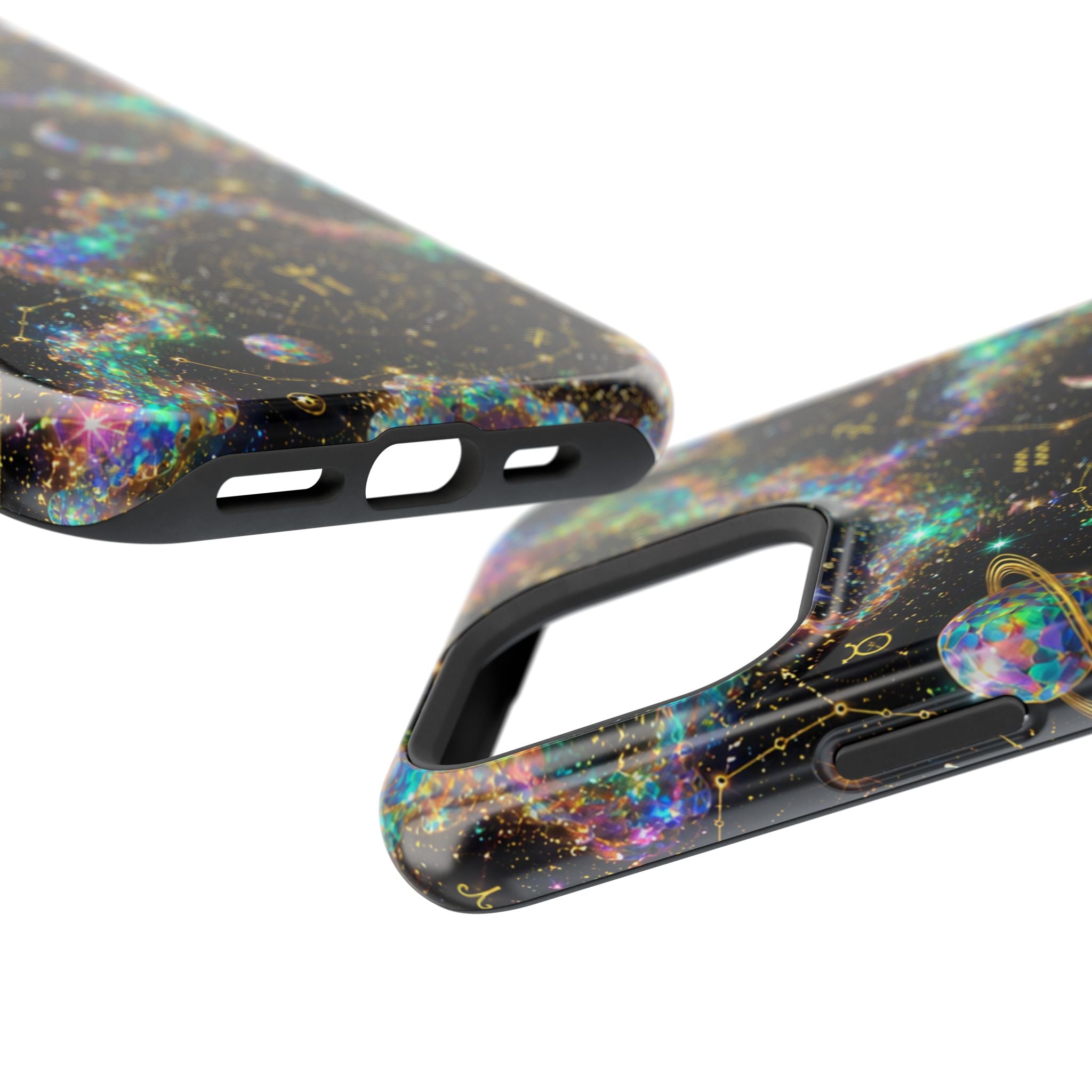 Astrology Galaxy Magnetic Impact Phone Case — Constellation & Moon Protective Cover