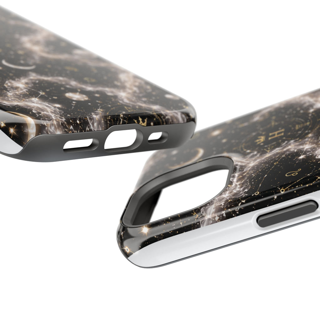 Astrology Galaxy Phone Case — Magnetic Impact-Resistant Cosmic Constellation Design
