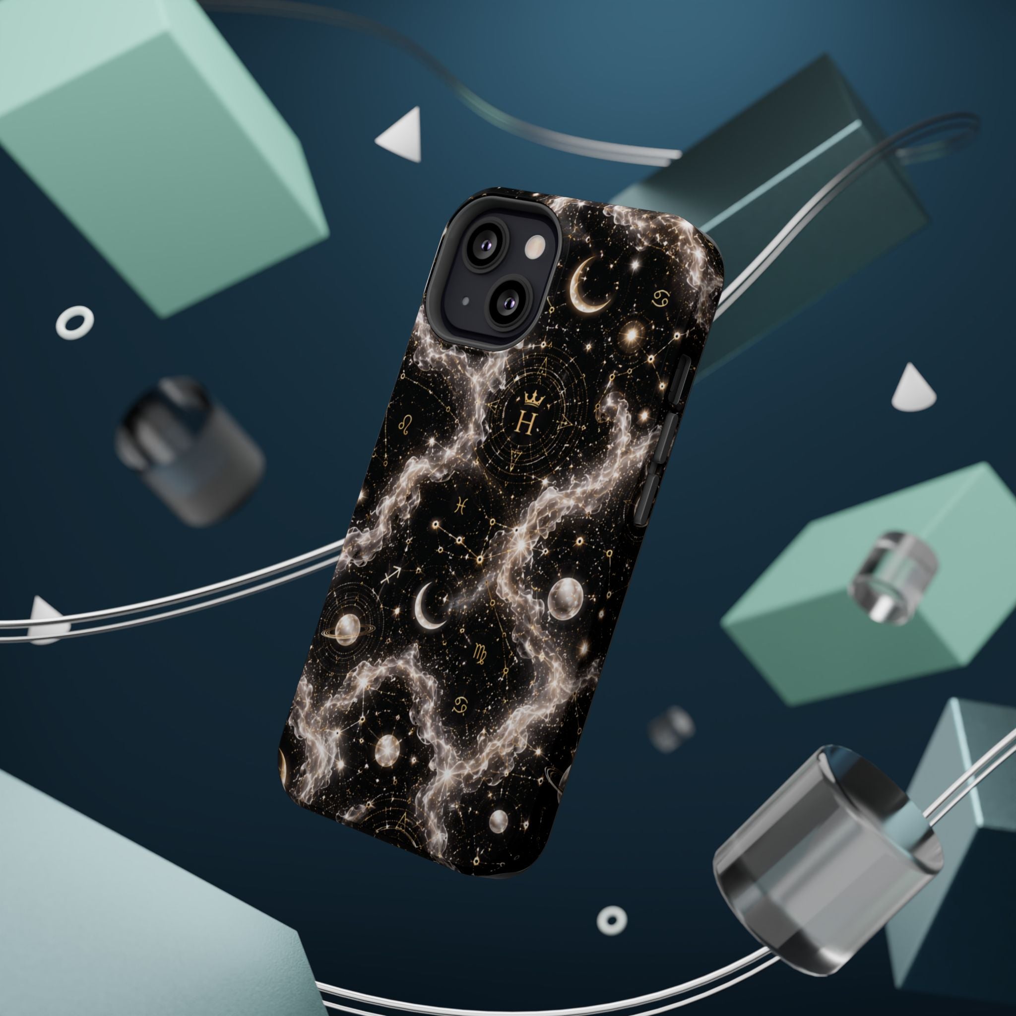 Astrology Galaxy Phone Case — Magnetic Impact-Resistant Cosmic Constellation Design