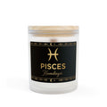 Pisces Zodiac Candle — Frosted 11oz Scented Soy Candle