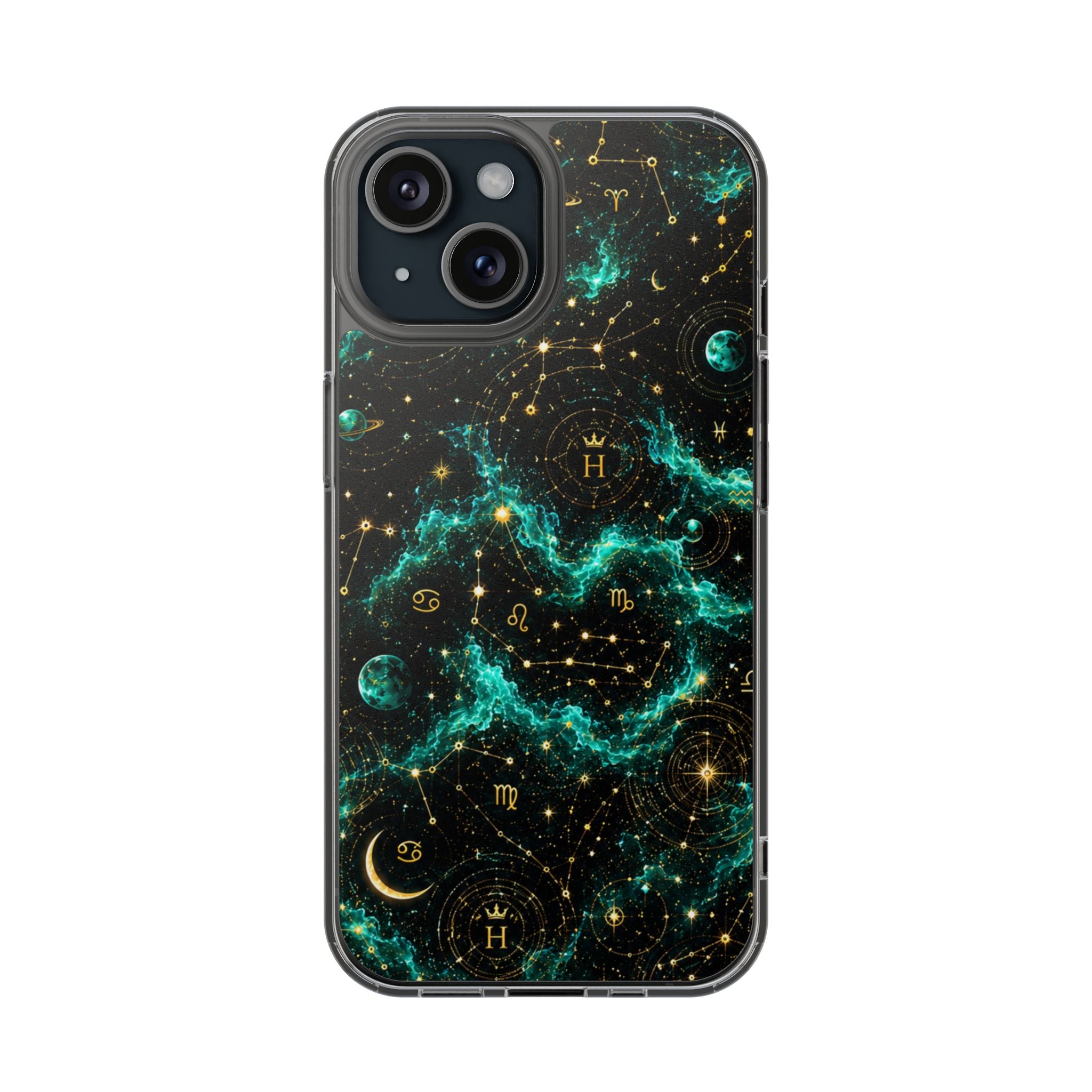 Sagittarius Turquoise Birthstone Phone Case — Clear Magnetic Impact-Resistant
