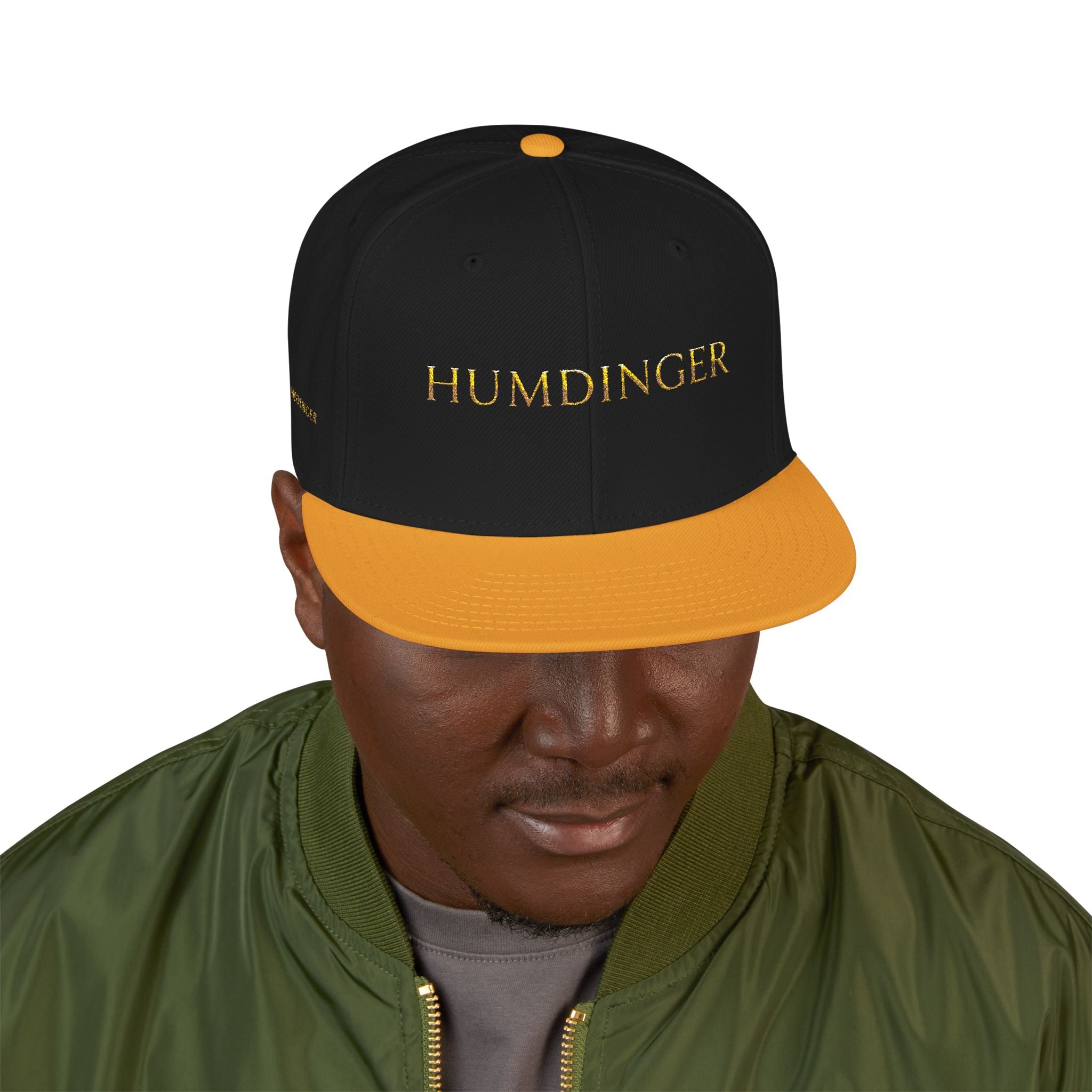 Humdinger Gold Embroidered Snapback Hat