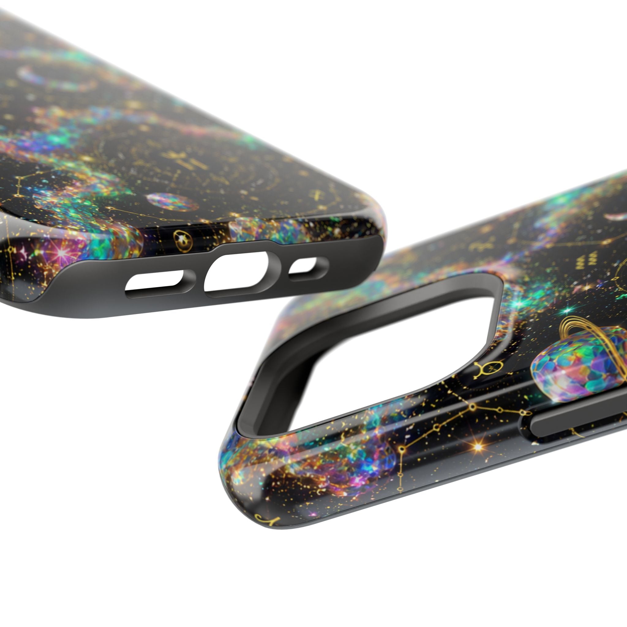Astrology Galaxy Magnetic Impact Phone Case — Constellation & Moon Protective Cover
