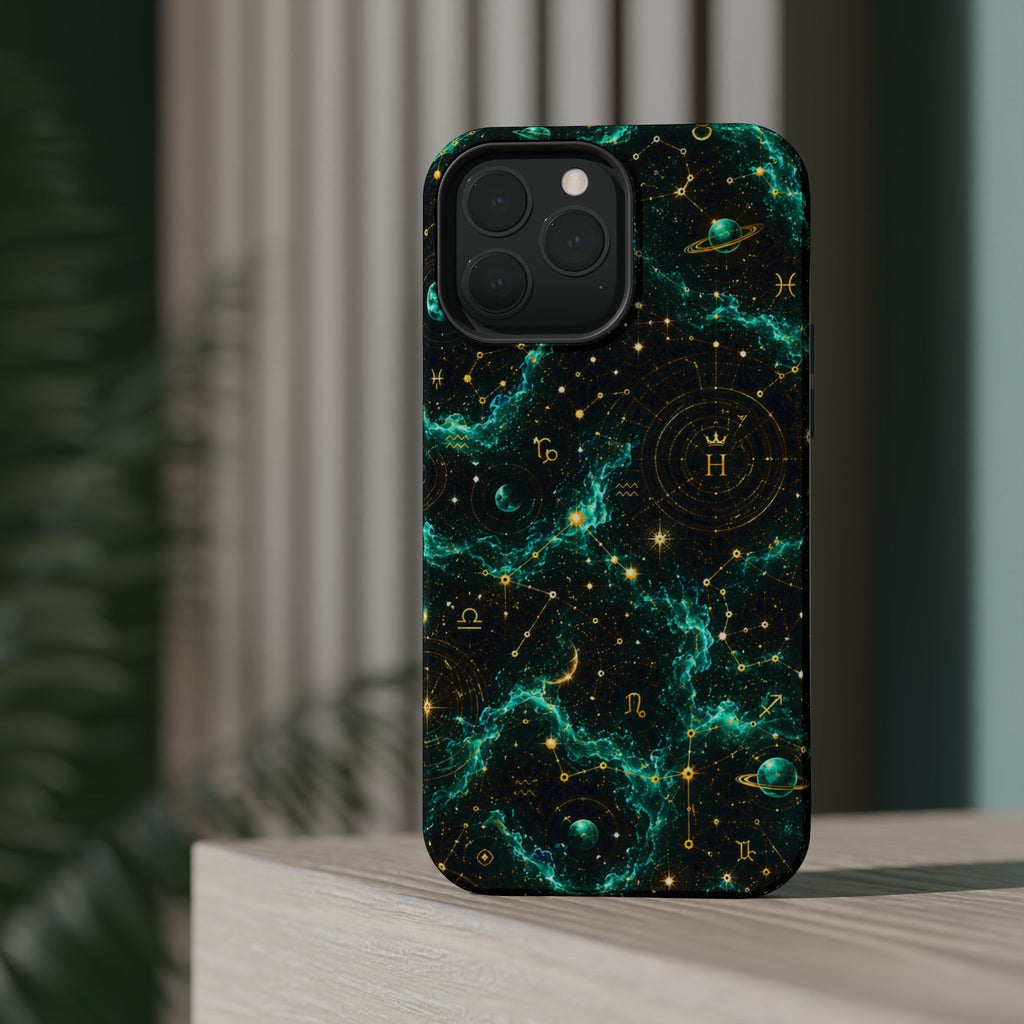 Astrology Nebula Magnetic Impact Phone Case — Zodiac Constellation Design
