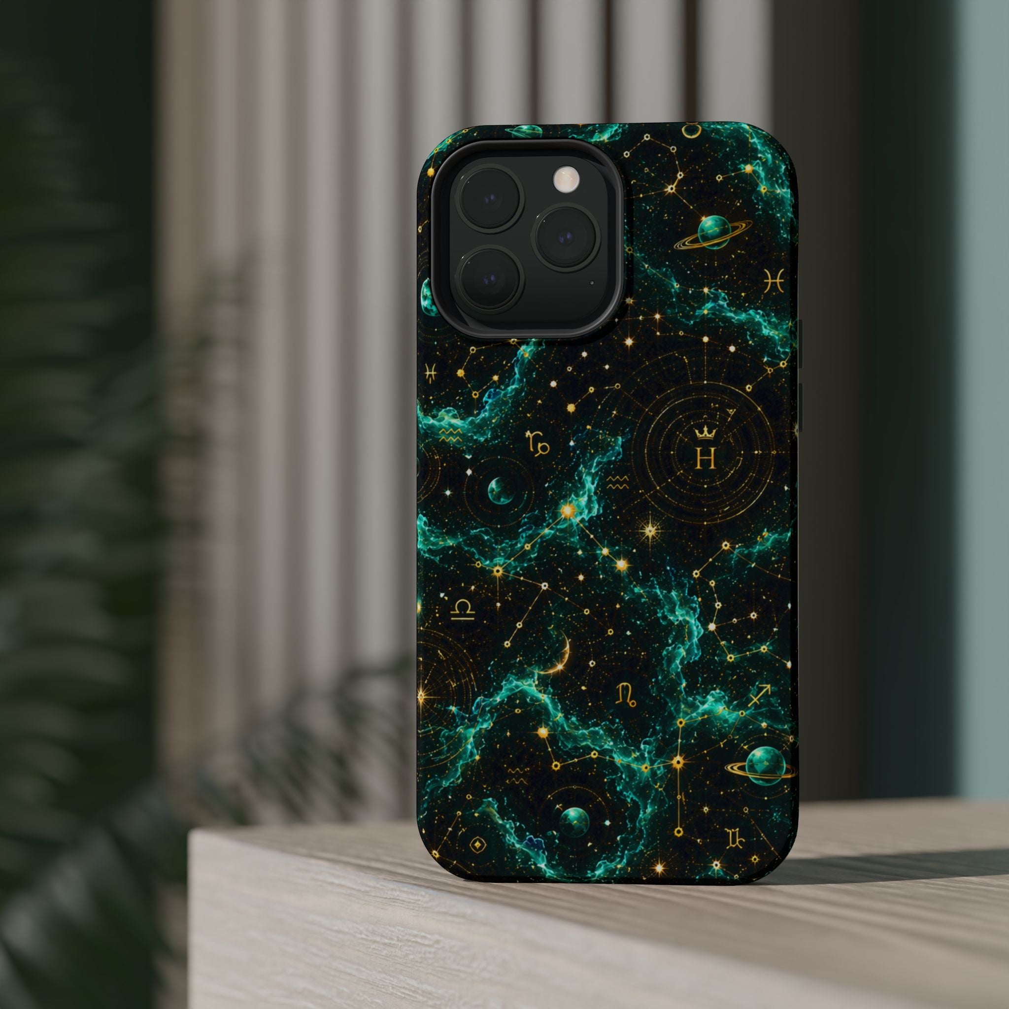 Astrology Nebula Magnetic Impact Phone Case — Zodiac Constellation Design