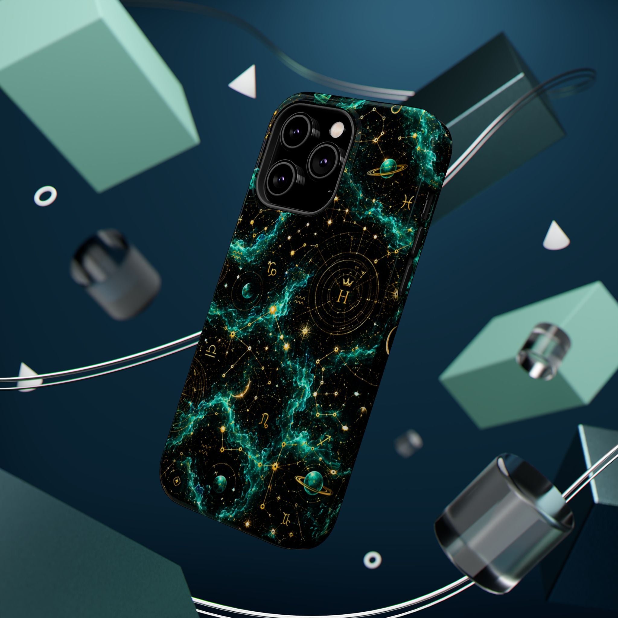 Astrology Nebula Magnetic Impact Phone Case — Zodiac Constellation Design