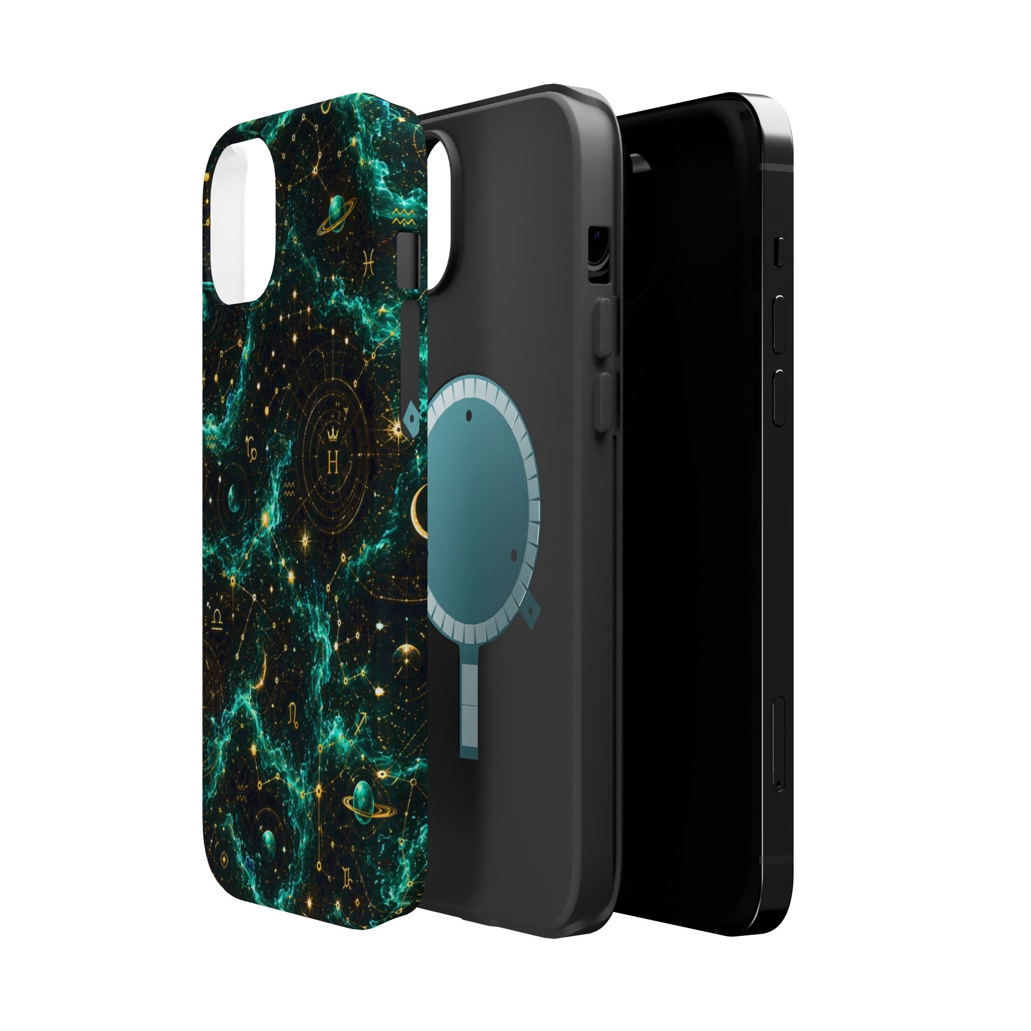 Astrology Nebula Magnetic Impact Phone Case — Zodiac Constellation Design