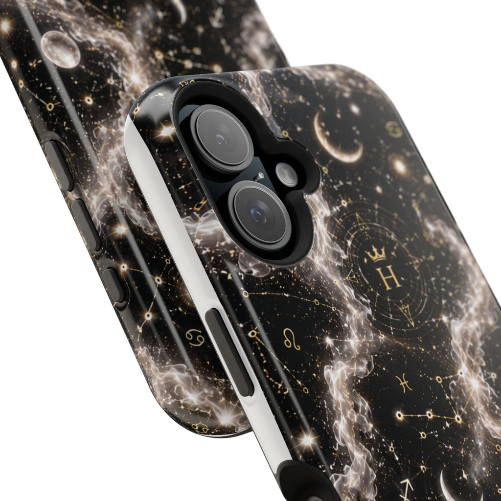 Astrology Galaxy Phone Case — Magnetic Impact-Resistant Cosmic Constellation Design