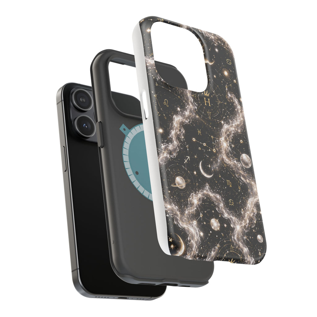 Astrology Galaxy Phone Case — Magnetic Impact-Resistant Cosmic Constellation Design
