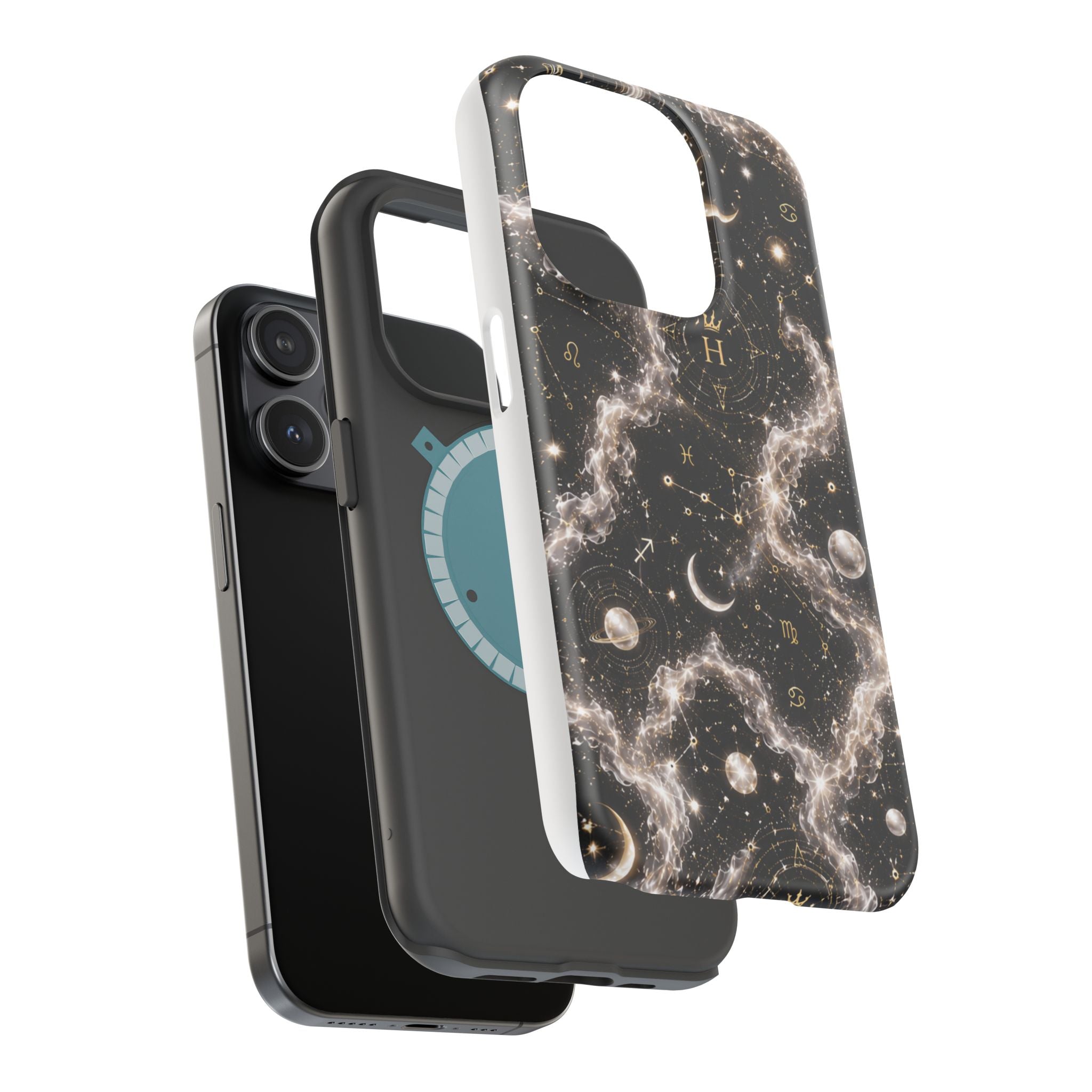 Astrology Galaxy Phone Case — Magnetic Impact-Resistant Cosmic Constellation Design