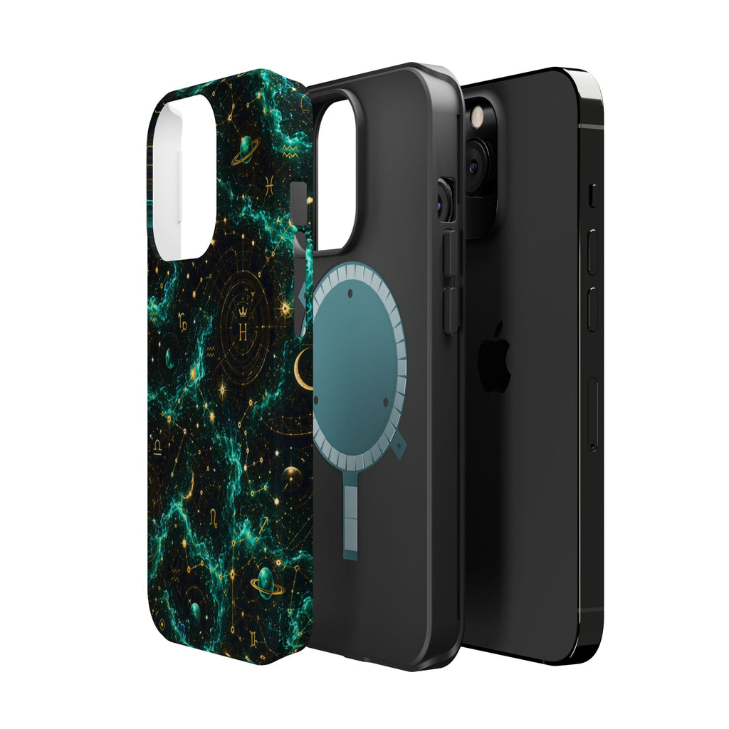 Astrology Nebula Magnetic Impact Phone Case — Zodiac Constellation Design