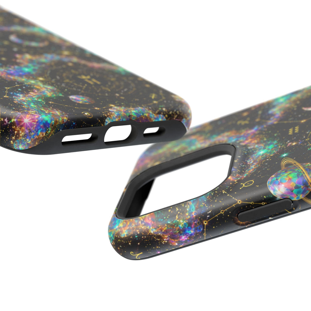 Astrology Galaxy Magnetic Impact Phone Case — Constellation & Moon Protective Cover