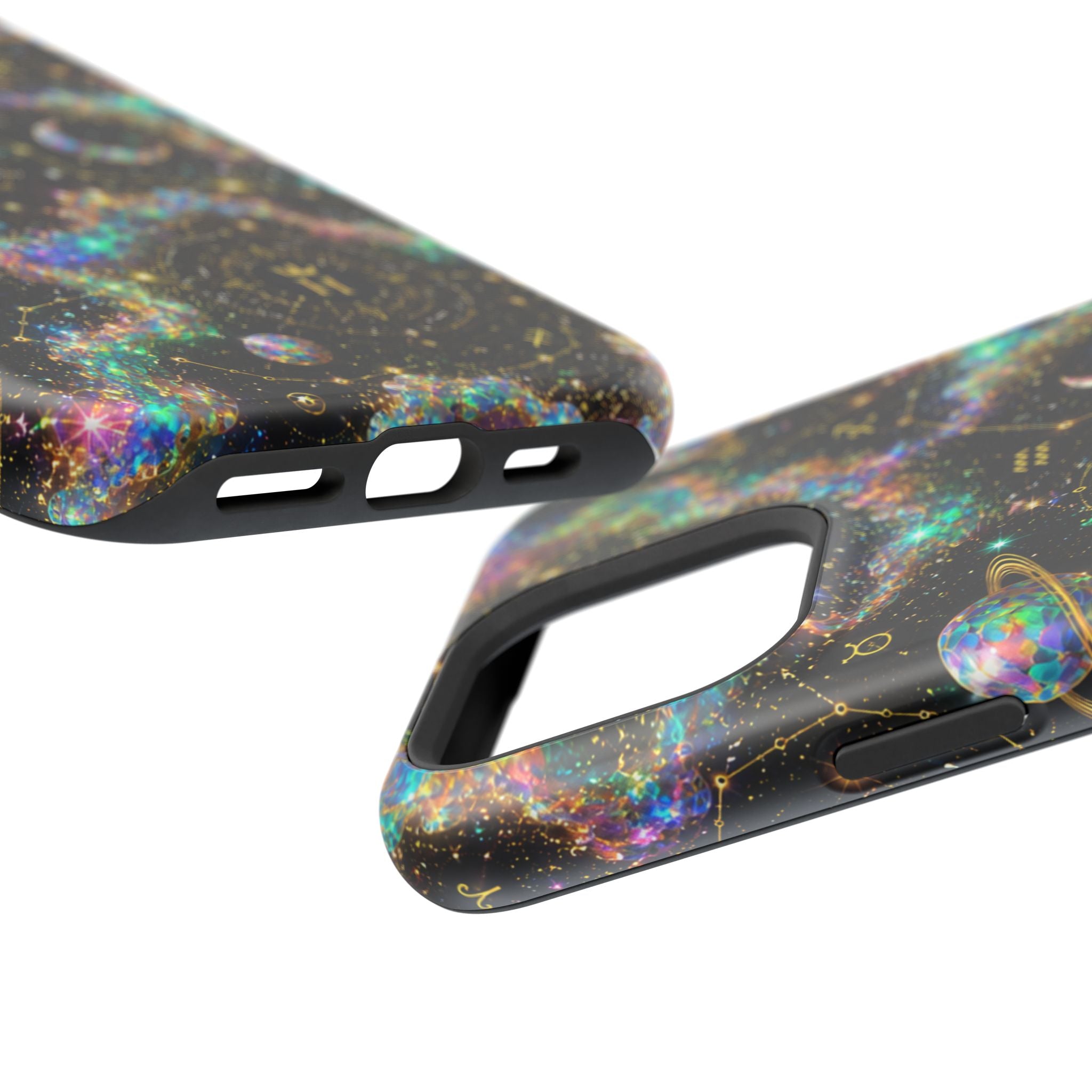 Astrology Galaxy Magnetic Impact Phone Case — Constellation & Moon Protective Cover