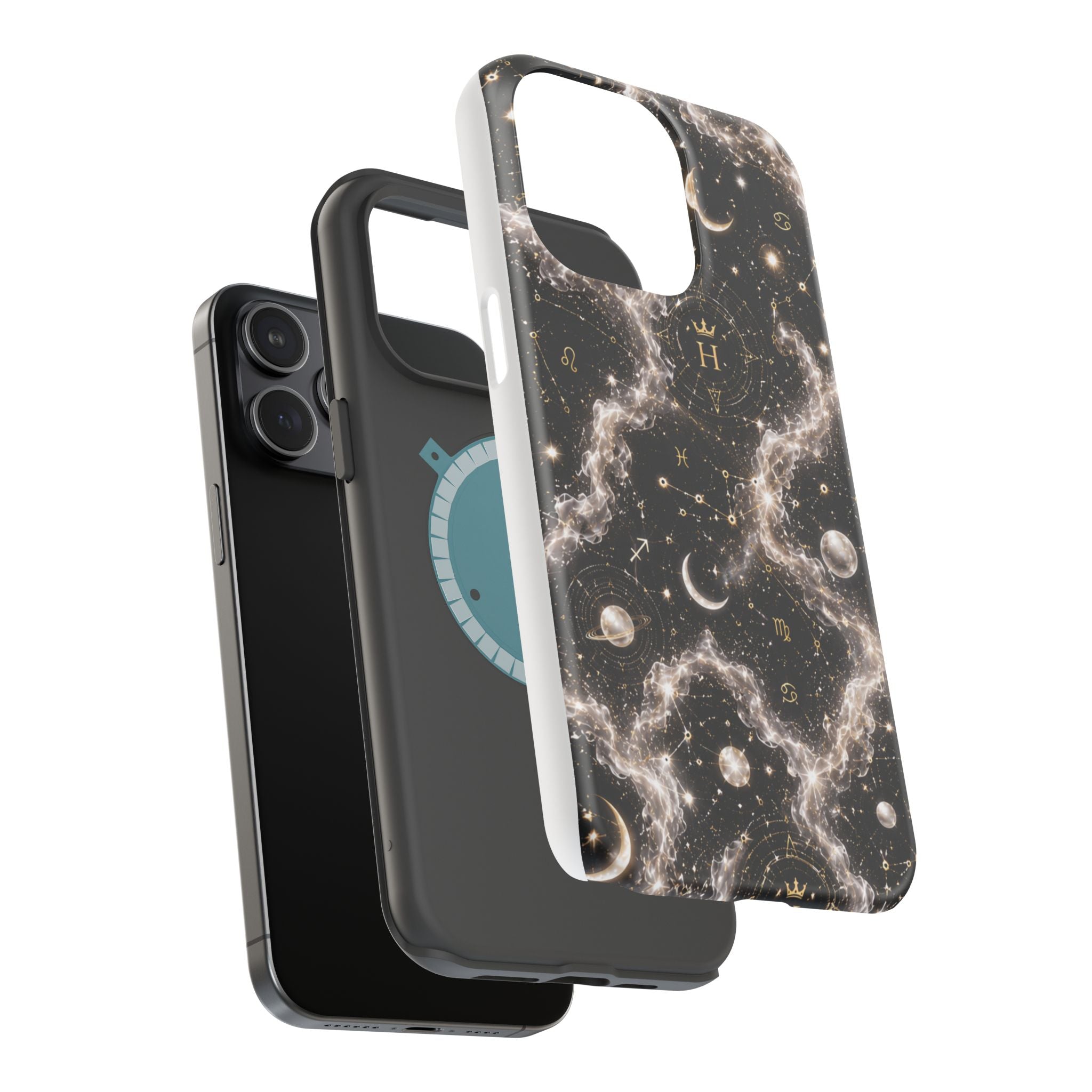 Astrology Galaxy Phone Case — Magnetic Impact-Resistant Cosmic Constellation Design