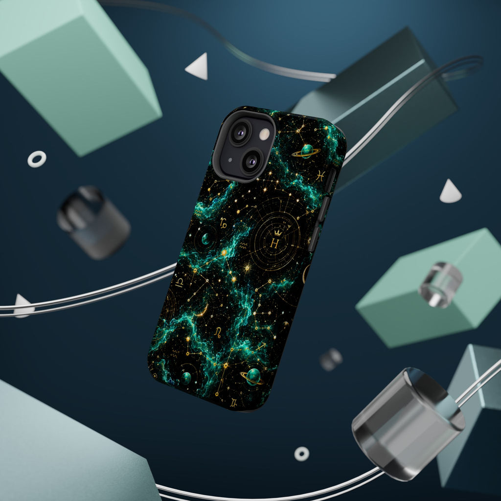 Astrology Nebula Magnetic Impact Phone Case — Zodiac Constellation Design