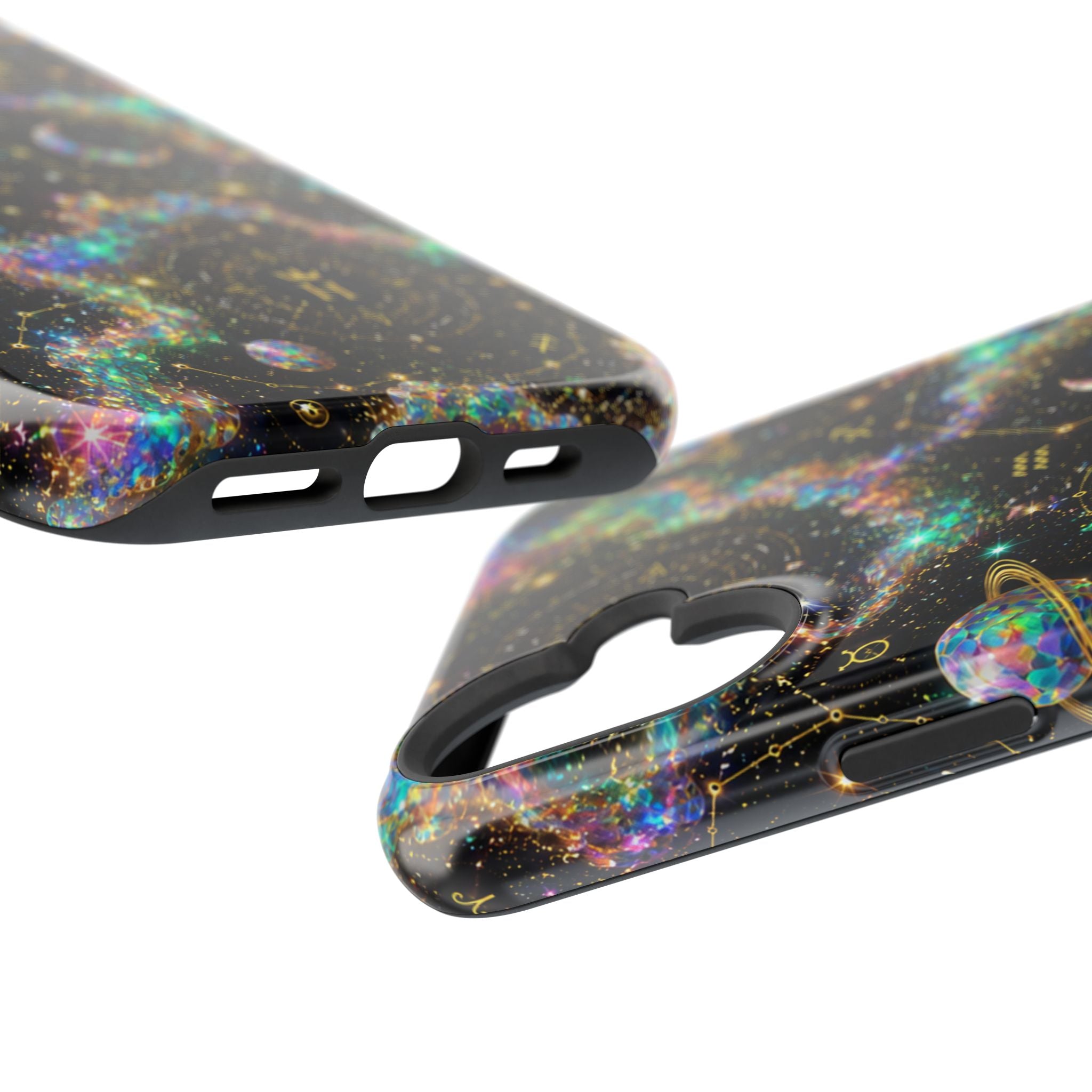 Astrology Galaxy Magnetic Impact Phone Case — Constellation & Moon Protective Cover