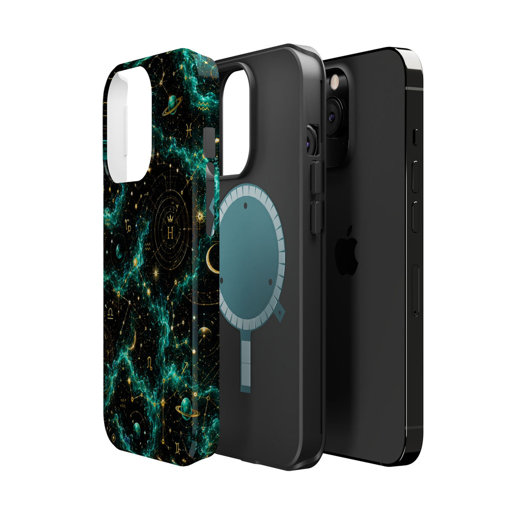 Astrology Nebula Magnetic Impact Phone Case — Zodiac Constellation Design