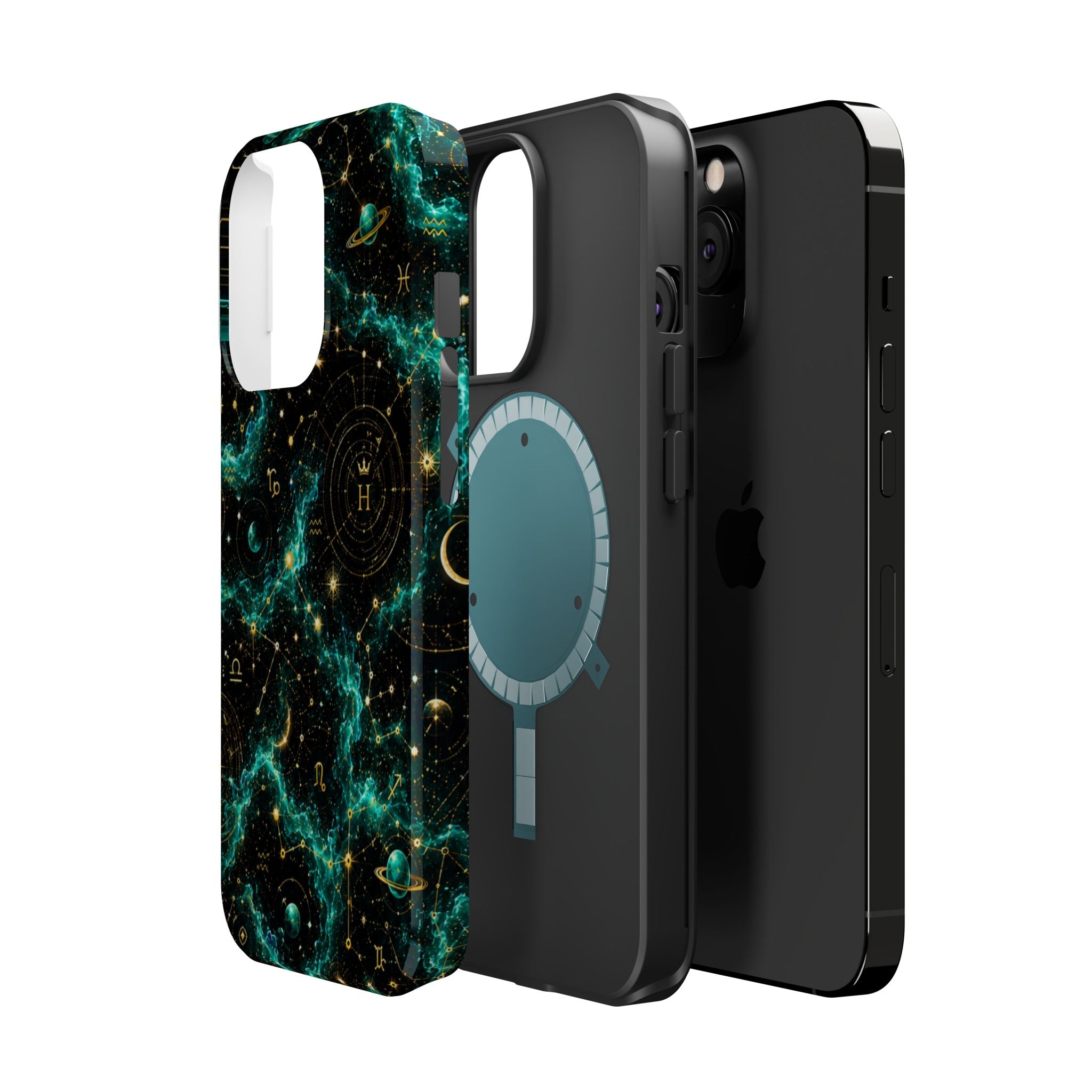 Astrology Nebula Magnetic Impact Phone Case — Zodiac Constellation Design