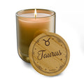 Taurus Engraved Soy Candle – 14 oz Scented Zodiac Candle | Humdinger