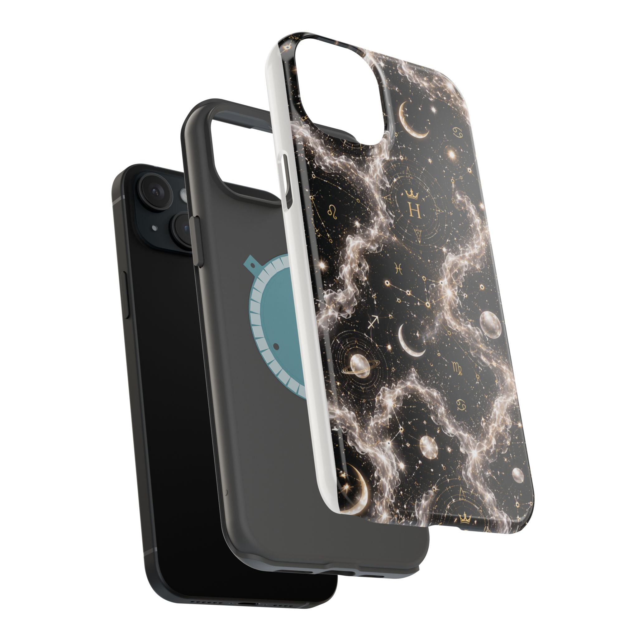Astrology Galaxy Phone Case — Magnetic Impact-Resistant Cosmic Constellation Design