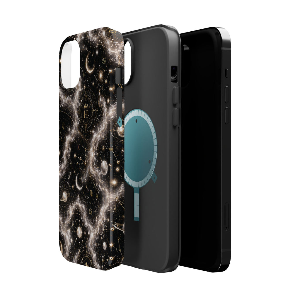 Astrology Galaxy Phone Case — Magnetic Impact-Resistant Cosmic Constellation Design