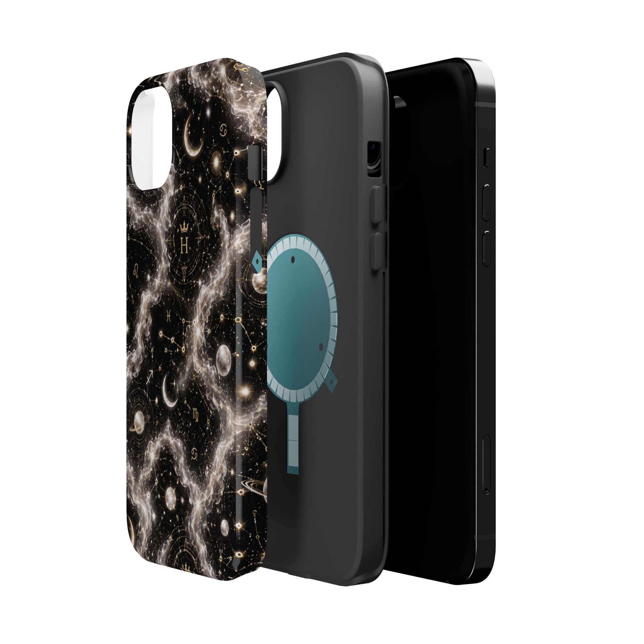 Astrology Galaxy Phone Case — Magnetic Impact-Resistant Cosmic Constellation Design