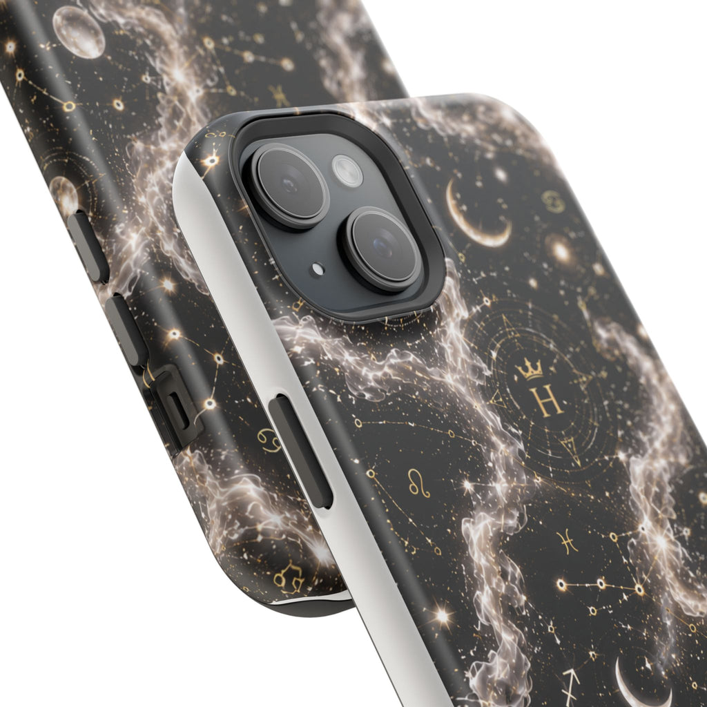 Astrology Galaxy Phone Case — Magnetic Impact-Resistant Cosmic Constellation Design