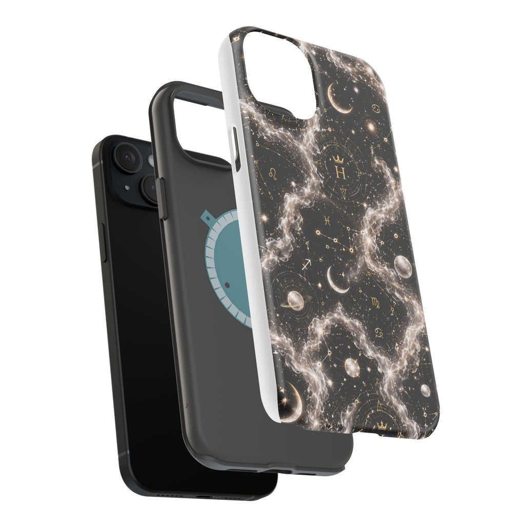 Astrology Galaxy Phone Case — Magnetic Impact-Resistant Cosmic Constellation Design