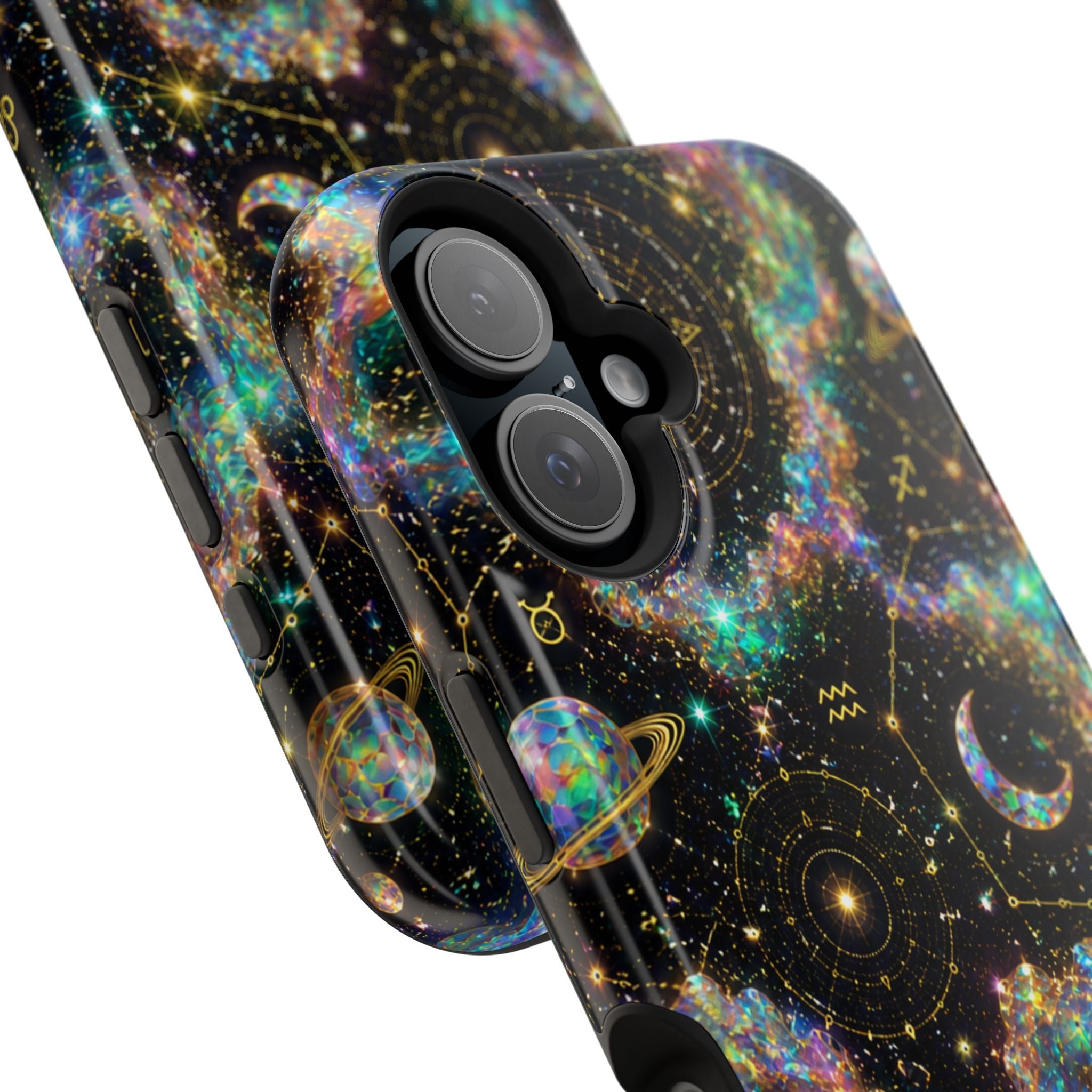 Astrology Galaxy Magnetic Impact Phone Case — Constellation & Moon Protective Cover