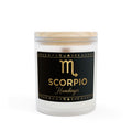 Scorpio Zodiac Frosted Glass Candle | Humdinger