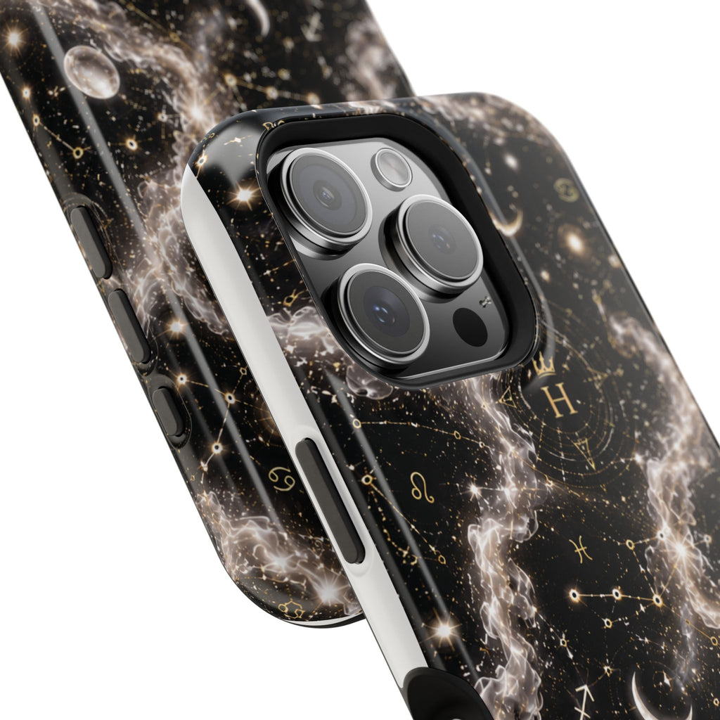 Astrology Galaxy Phone Case — Magnetic Impact-Resistant Cosmic Constellation Design